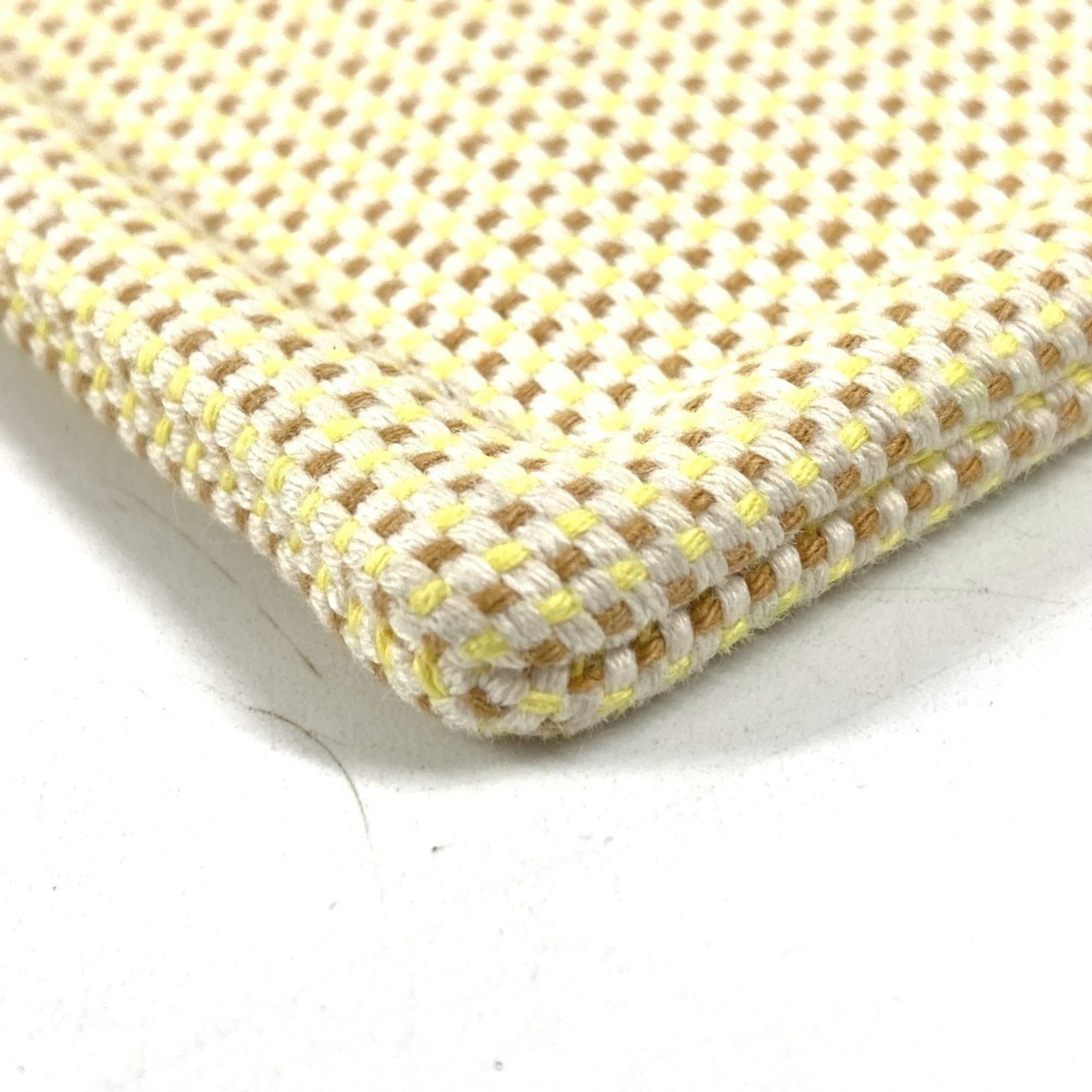 Hermes Yellow Embroidery Clutch Bag Handbag Pouch (Pre-Owned)