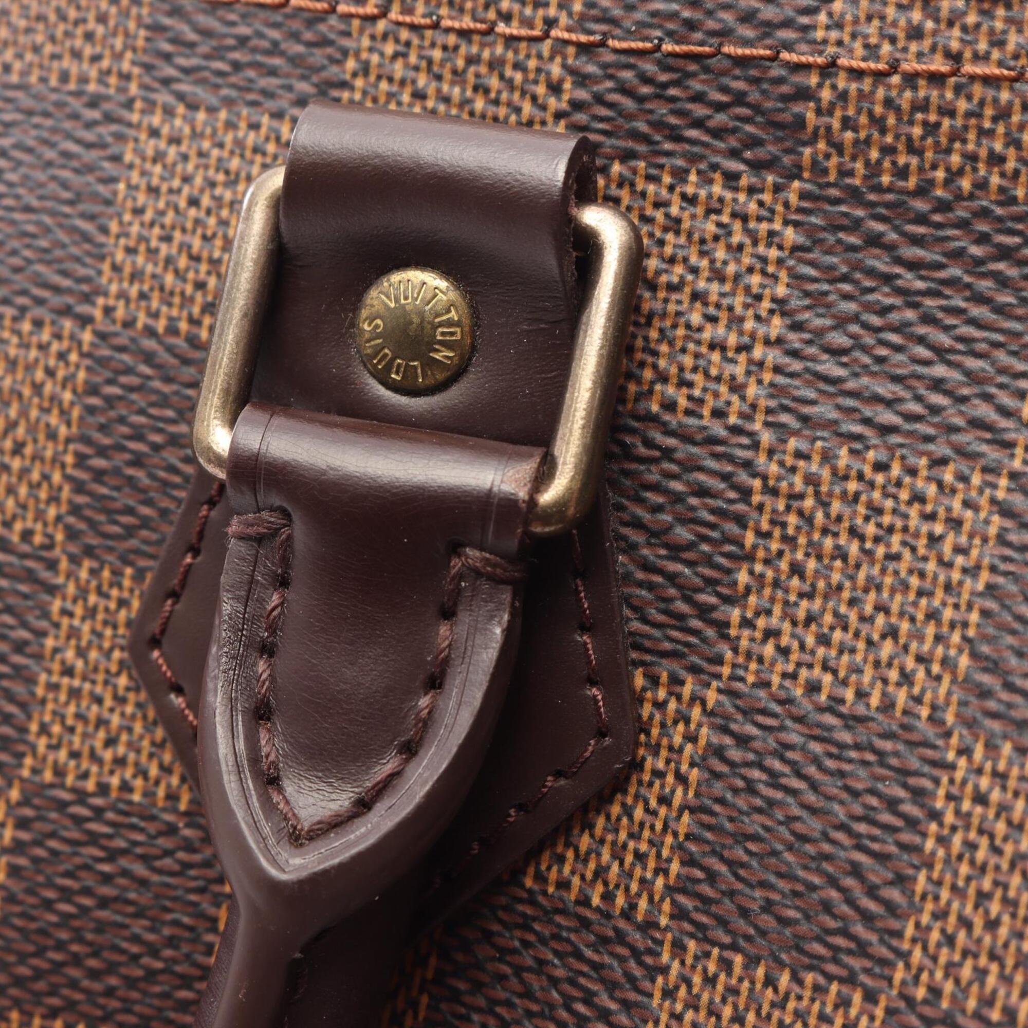 Louis Vuitton Brown Coated Canvas Leather Handbag (Pre-Owned)
