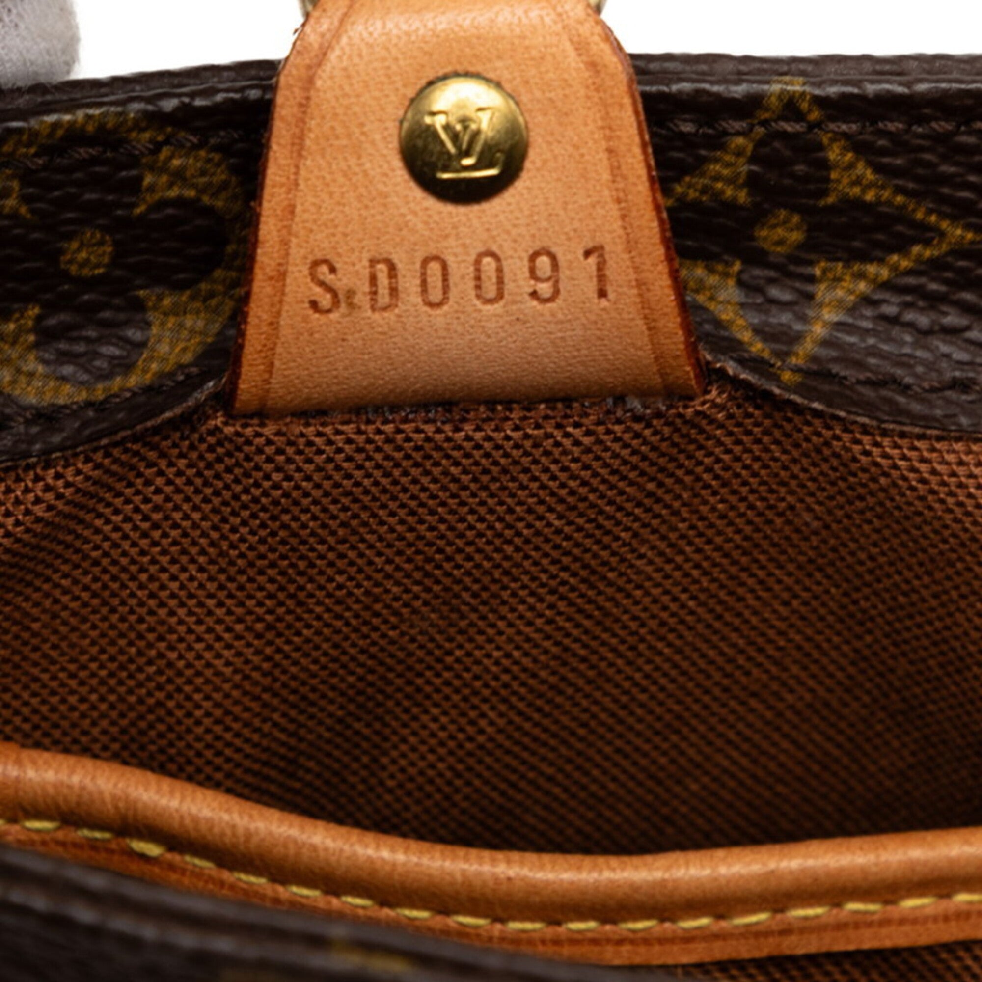Louis Vuitton Monogram Brown Pvc Leather Handbag Tote Bag (Pre-Owned)