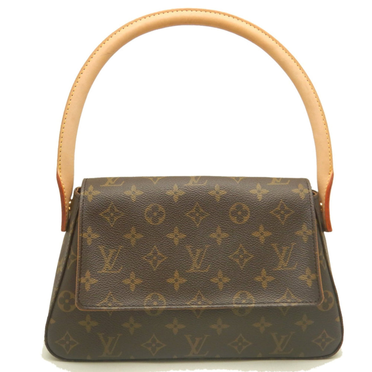 Louis Vuitton Brown Monogram Canvas Shoulder Bag (Pre-Owned)