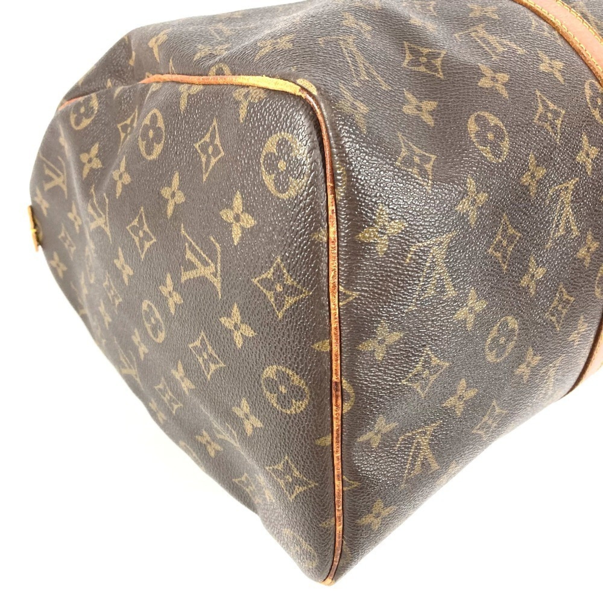 Louis Vuitton Brown Galle Monogram Monogram Boston Bag Handbag (Pre-Owned)