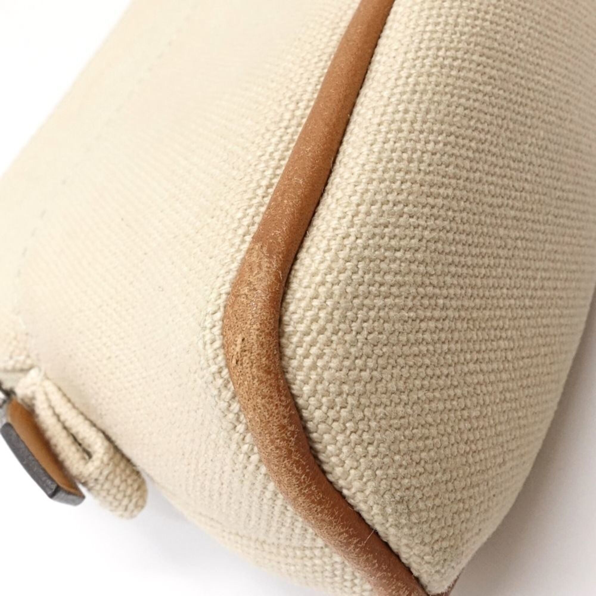 Hermes Beige Cotton Pouch (Pre-Owned)
