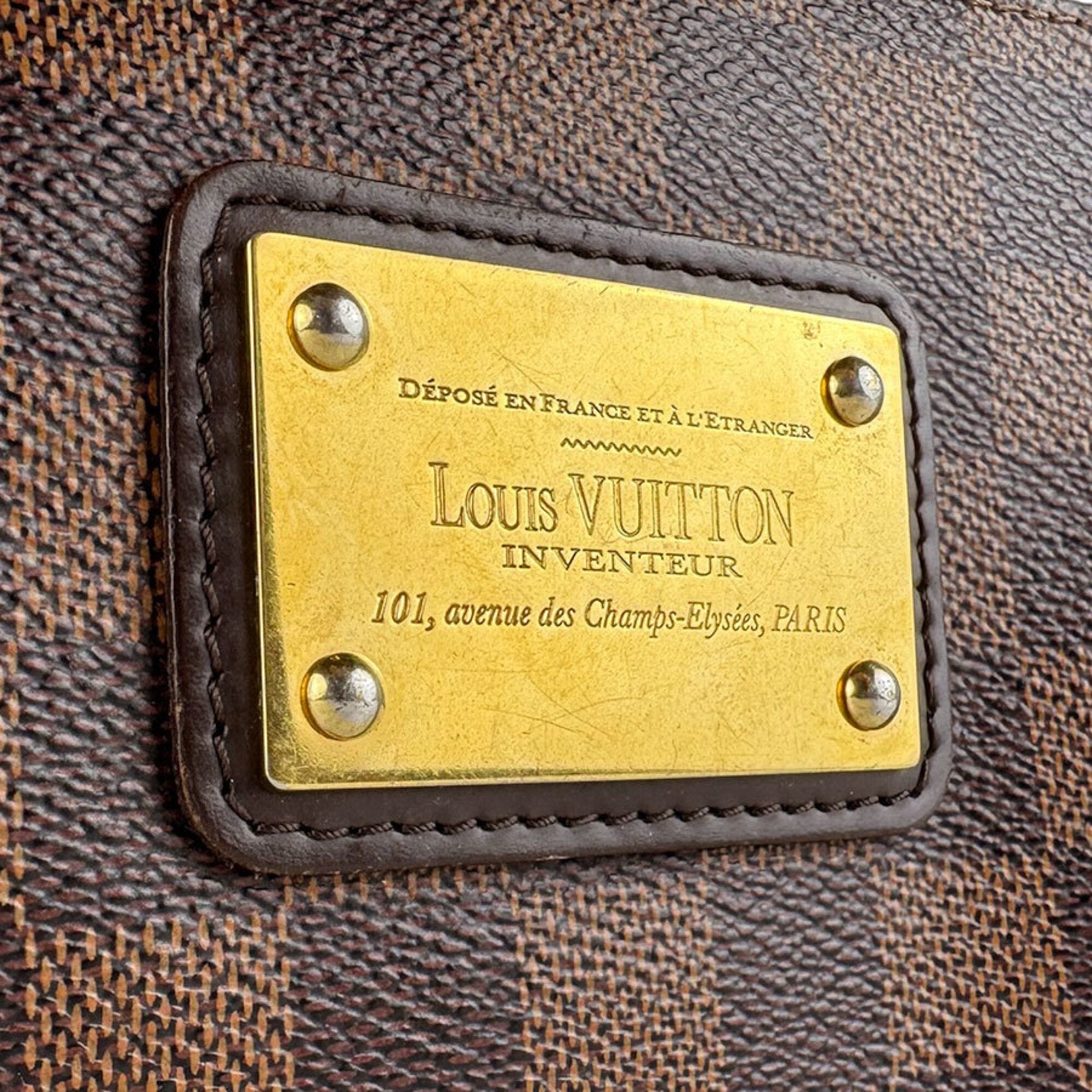 Louis Vuitton Damier Canvas Damier Canvas Handbag Shoulder Bag (Pre-Owned)