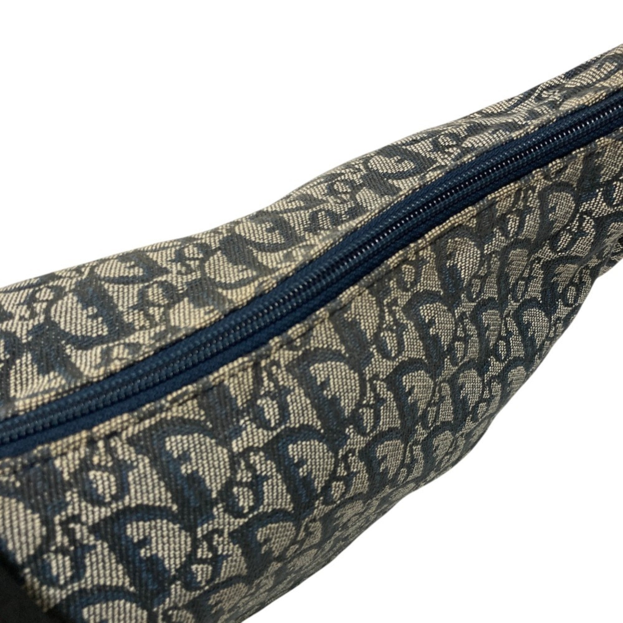 Christian Dior Navy Canvas Shoulder Bag (Pre-Owned)