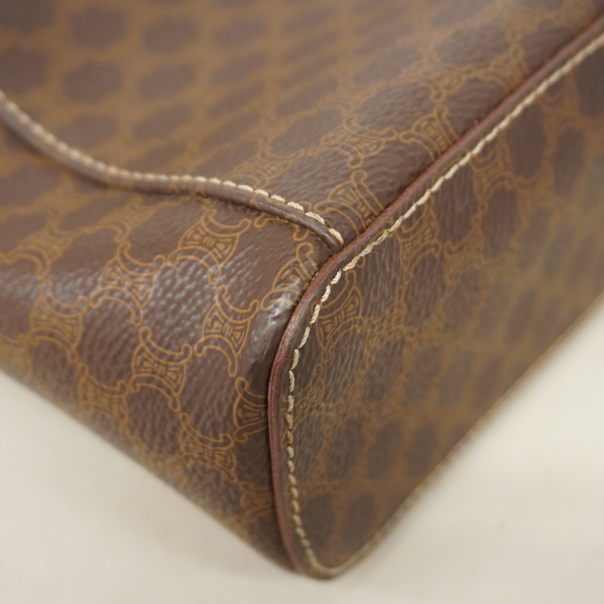 Celine Brown Pvc Vanity Bag (Pre-Owned)
