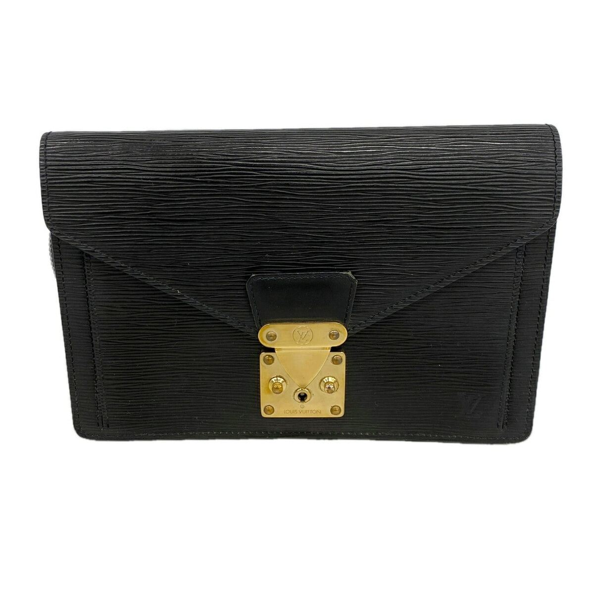 Louis Vuitton Noir Clutch Bag (Pre-Owned)
