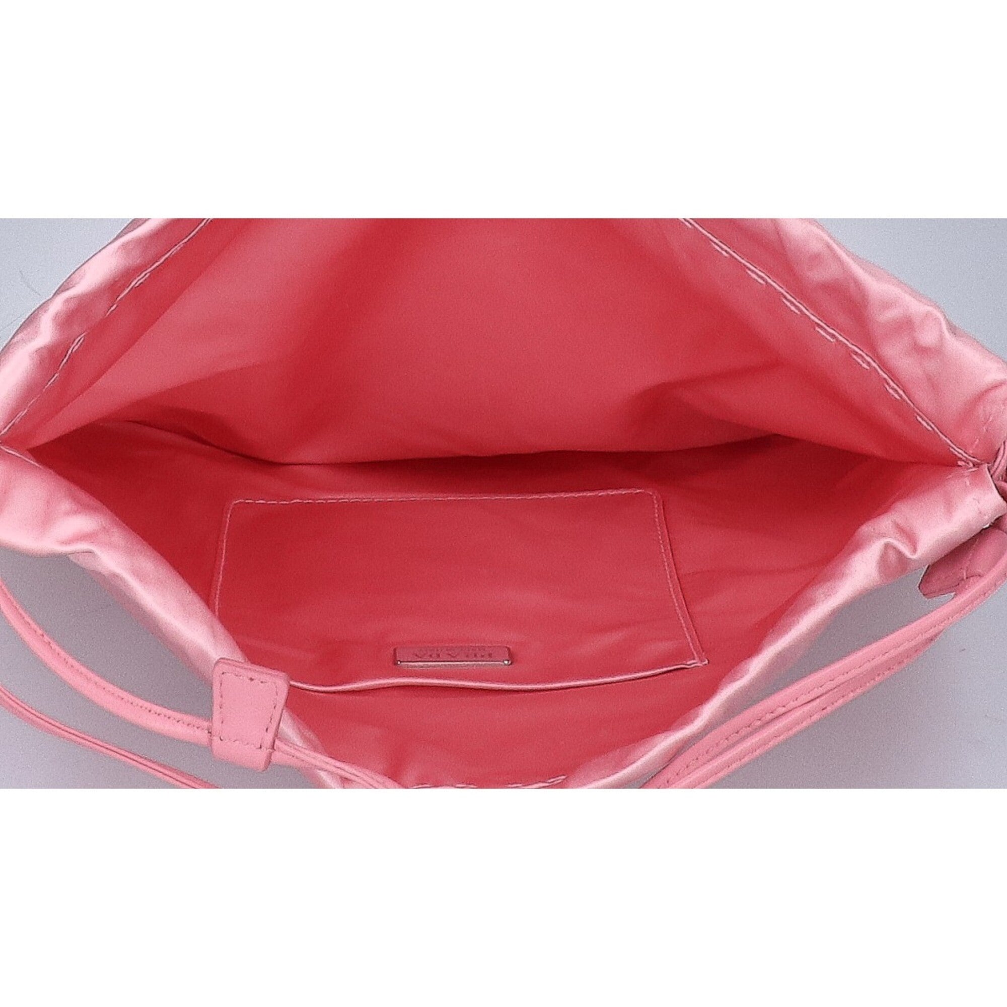 Prada Pink Silk Handbag Pouch (Pre-Owned)