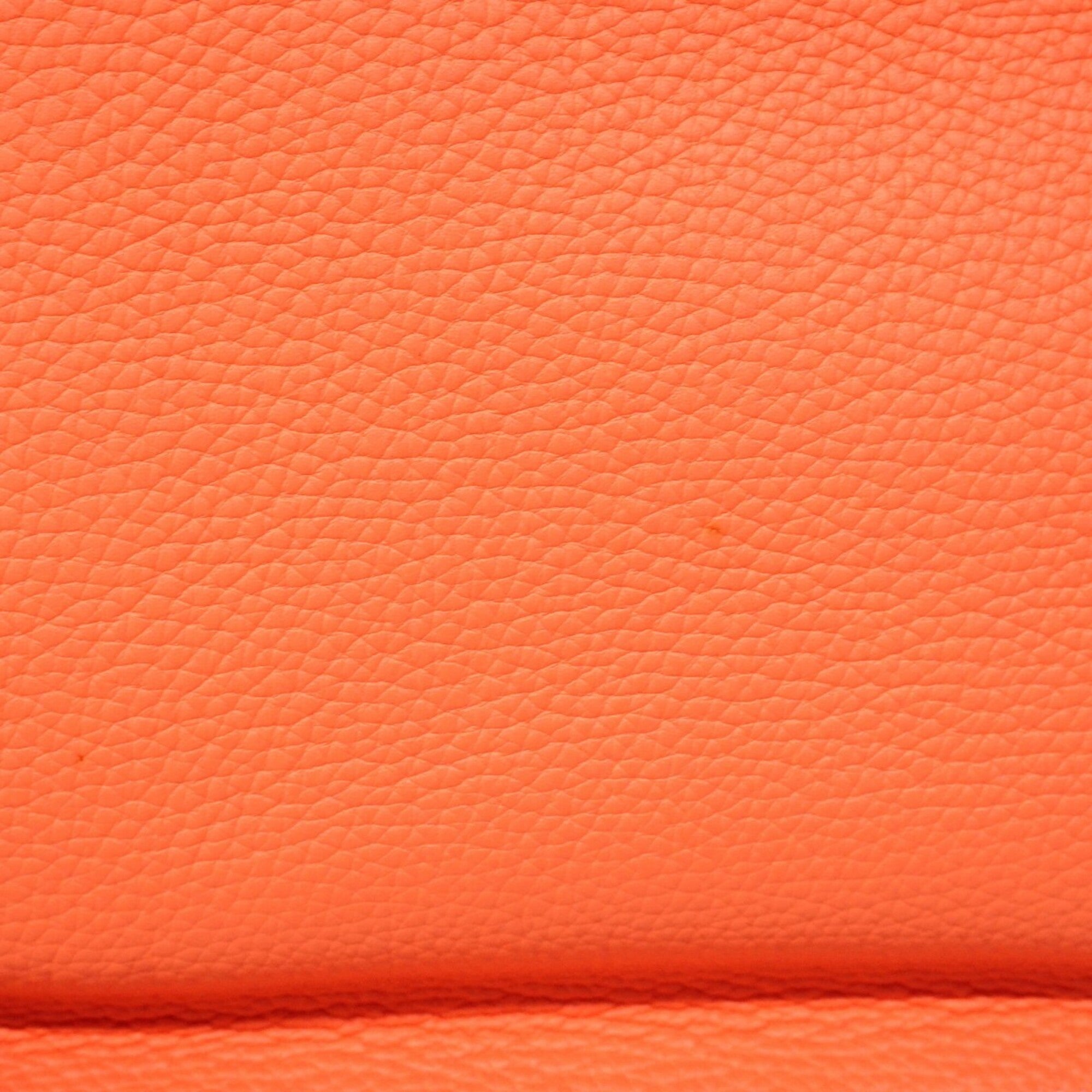 Hermes Crevette Taurillon Clemence Leather Shoulder Bag (Pre-Owned)