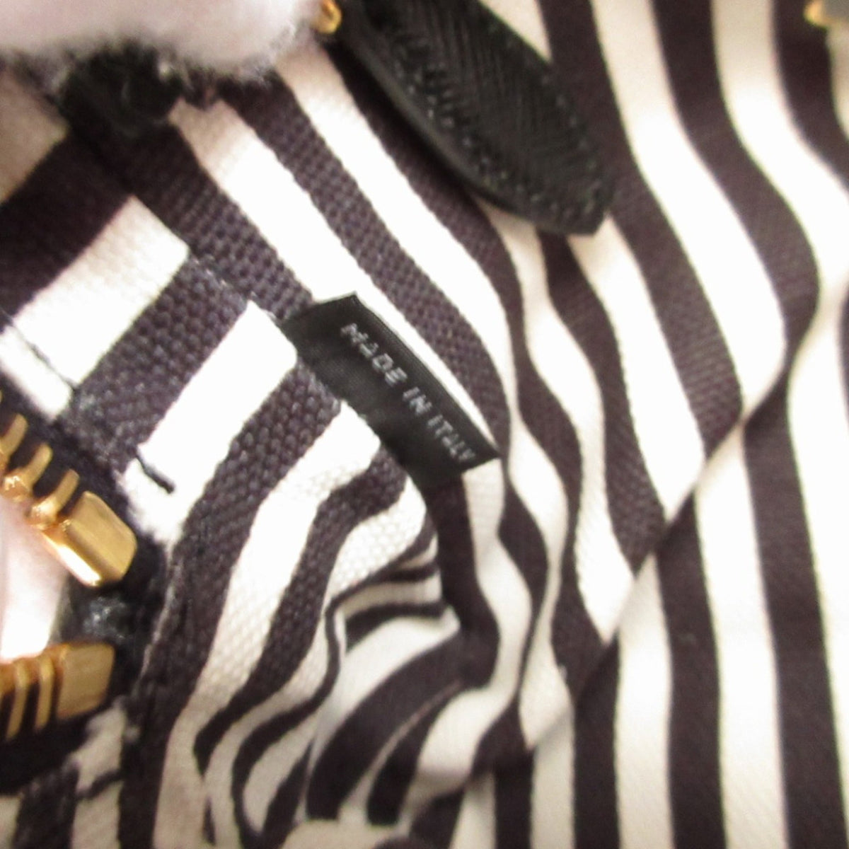 Prada Black Canvas Pouch (Pre-Owned)
