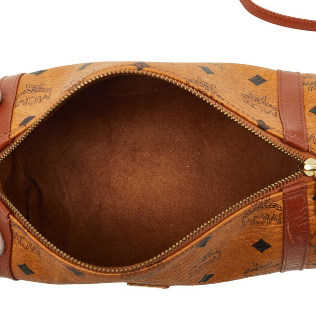 Mcm Brown Pvc Leather Shoulder Bag (Pre-Owned)