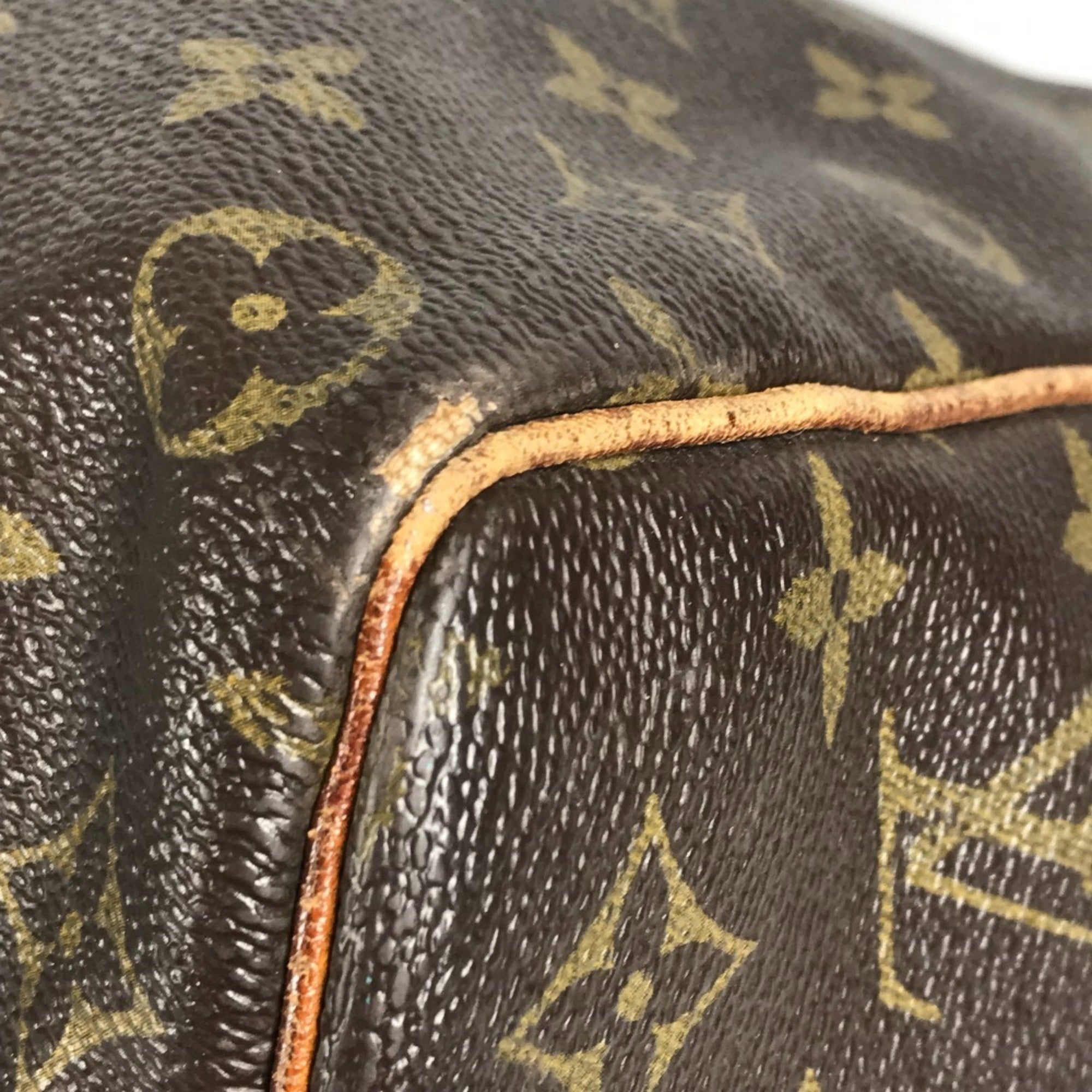 Louis Vuitton Brown Monogram Canvas Boston Bag Handbag (Pre-Owned)