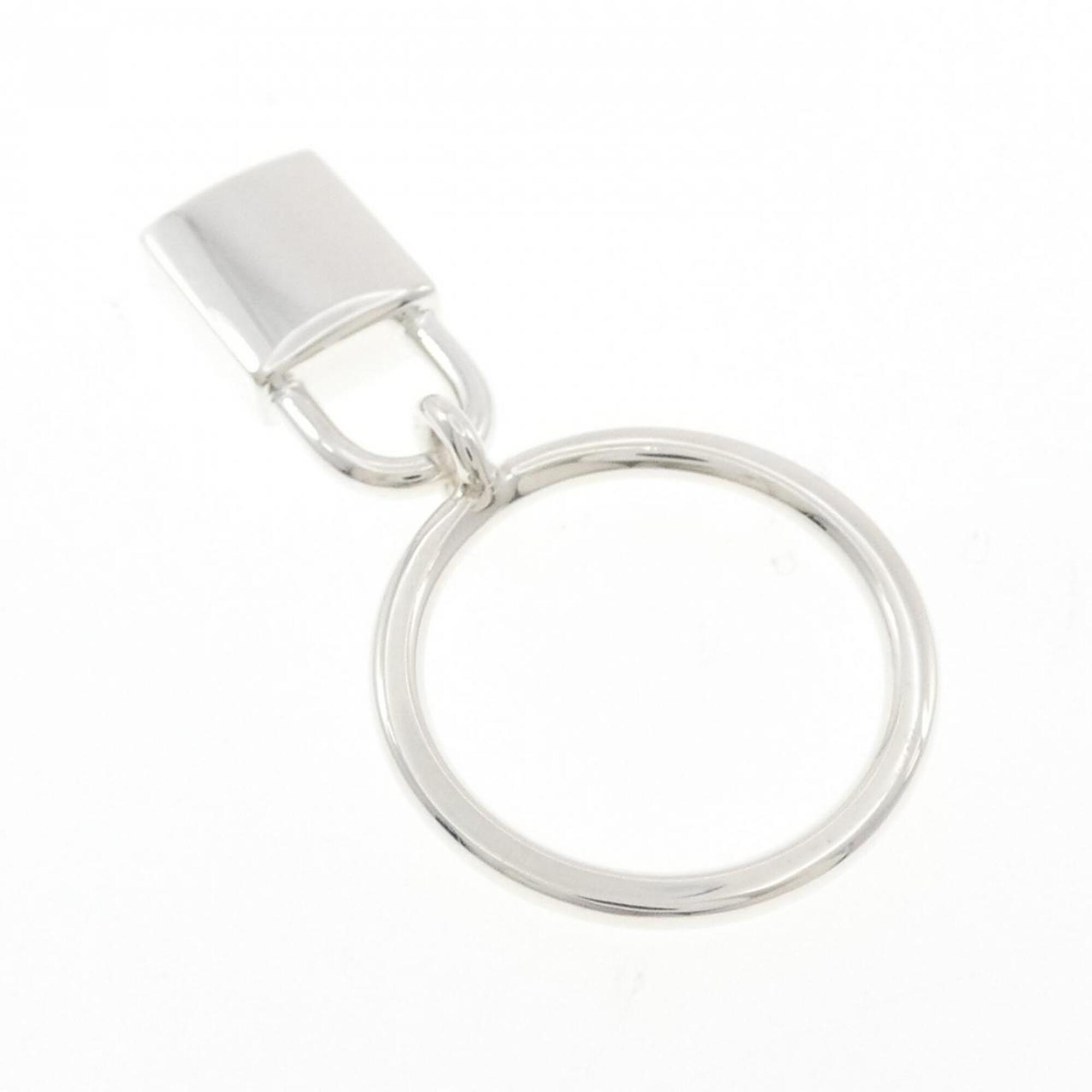 Hermes Silver 925 Band Ring (Pre-Owned)