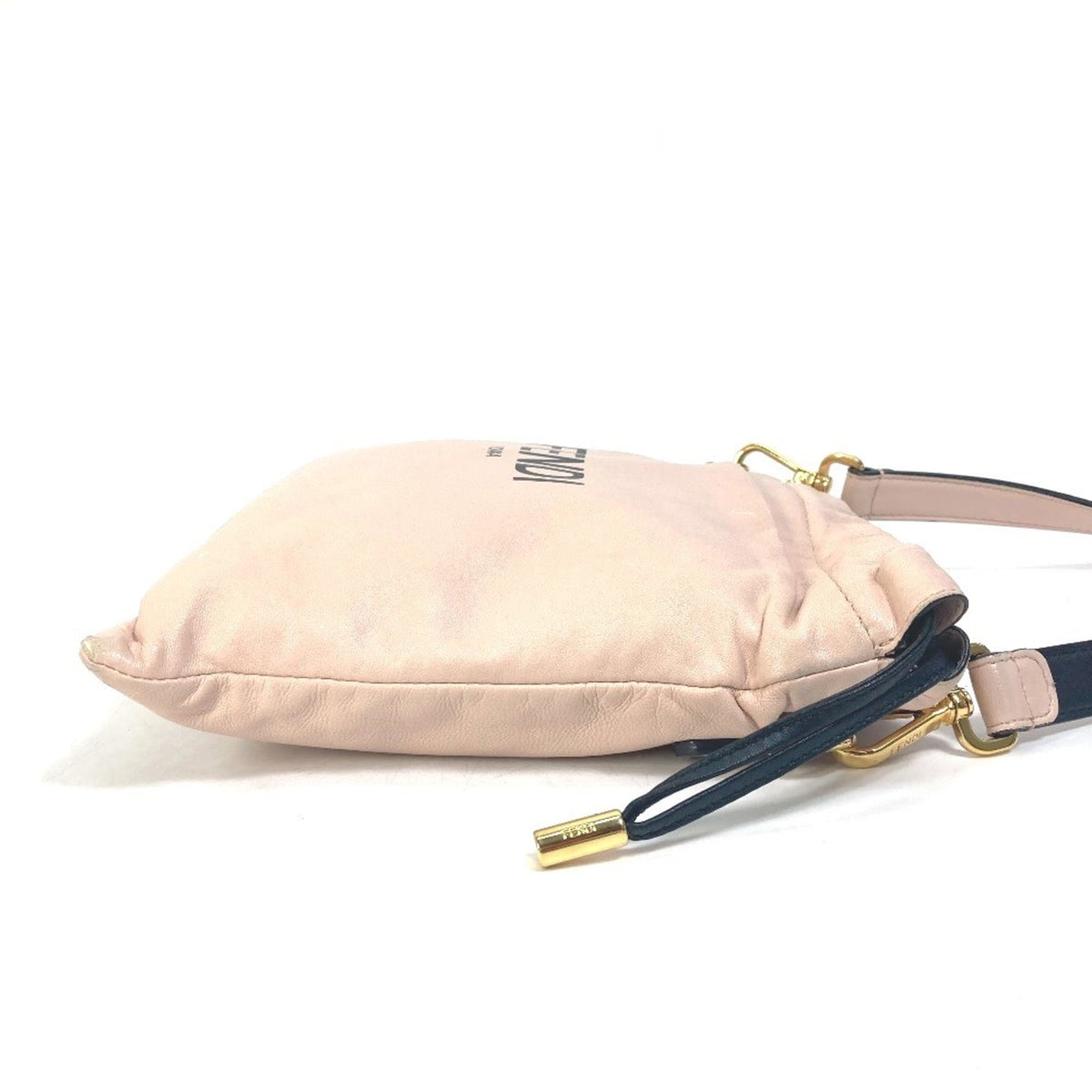 Fendi Pink Leather Shoulder Bag (Pre-Owned)