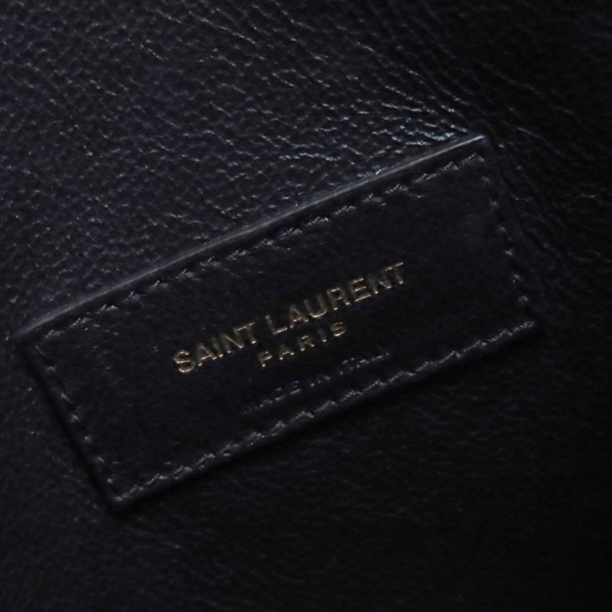 Saint Laurent Black Leather Handbag Shoulder Bag (Pre-Owned)