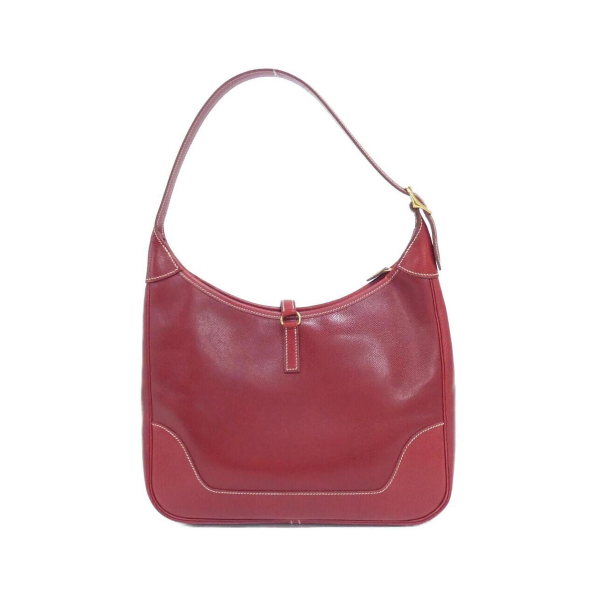 Hermes Rouge H Lisse Leather Shoulder Bag (Pre-Owned)