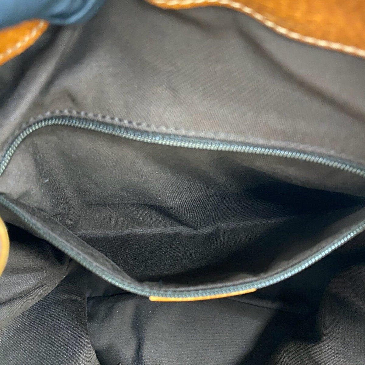 Gucci Brown Canvas Leather Backpack (Pre-Owned)
