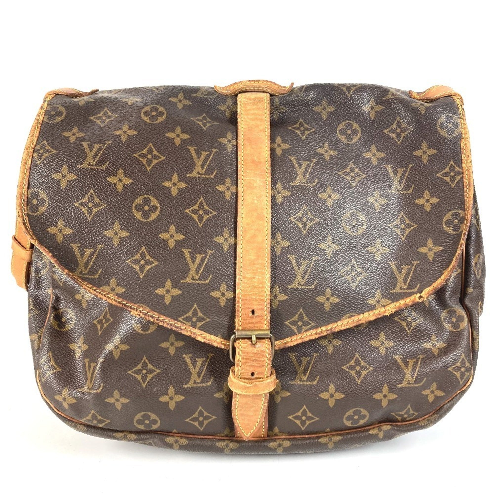 Louis Vuitton Brown Galle Monogram Monogram Handbag Shoulder Bag (Pre-Owned)
