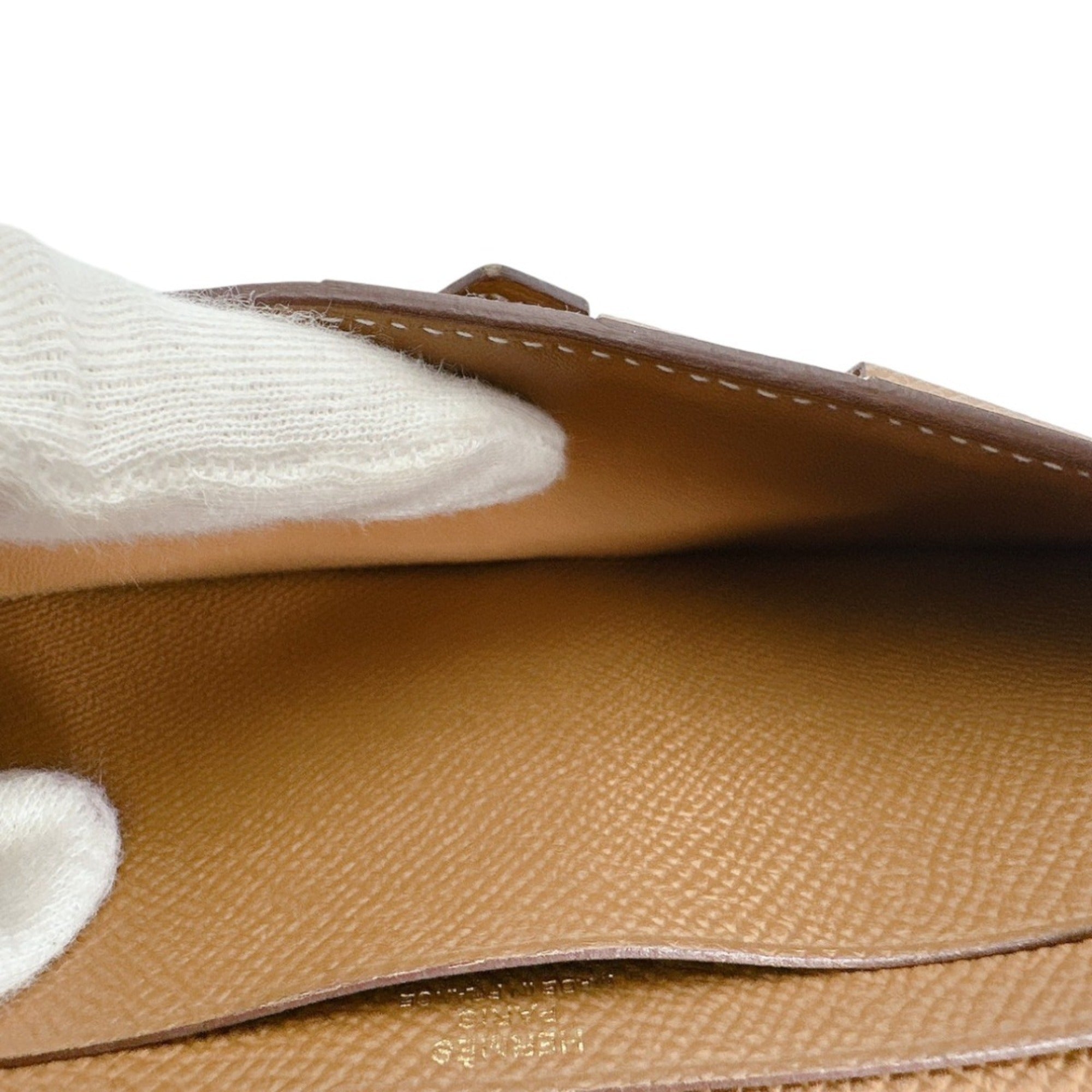 Hermes Brown Epsom Leather Wallet (Bi-Fold) (Pre-Owned)