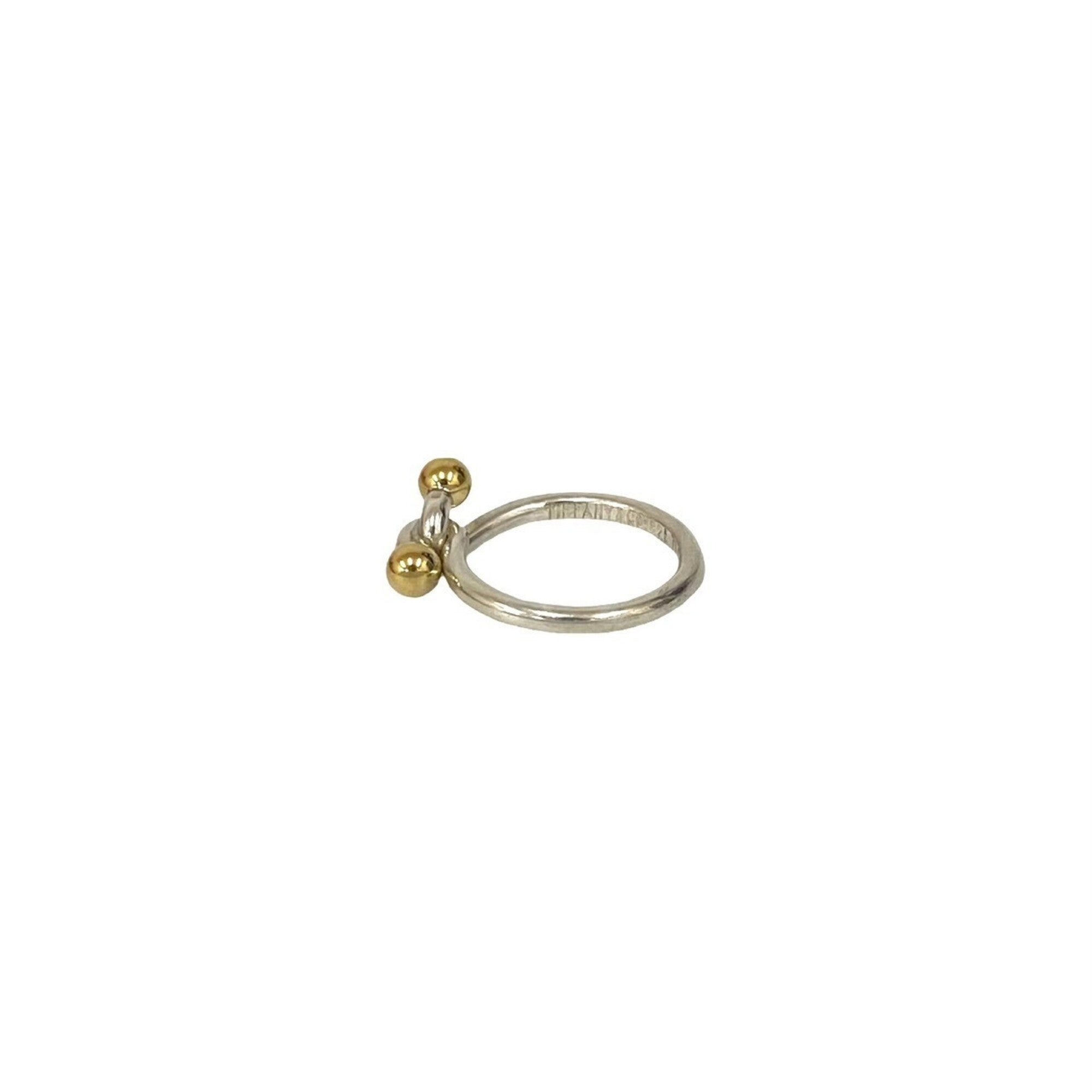 Tiffany Gold Silver Gold (18K) Silver 925 Band Ring (Pre-Owned)