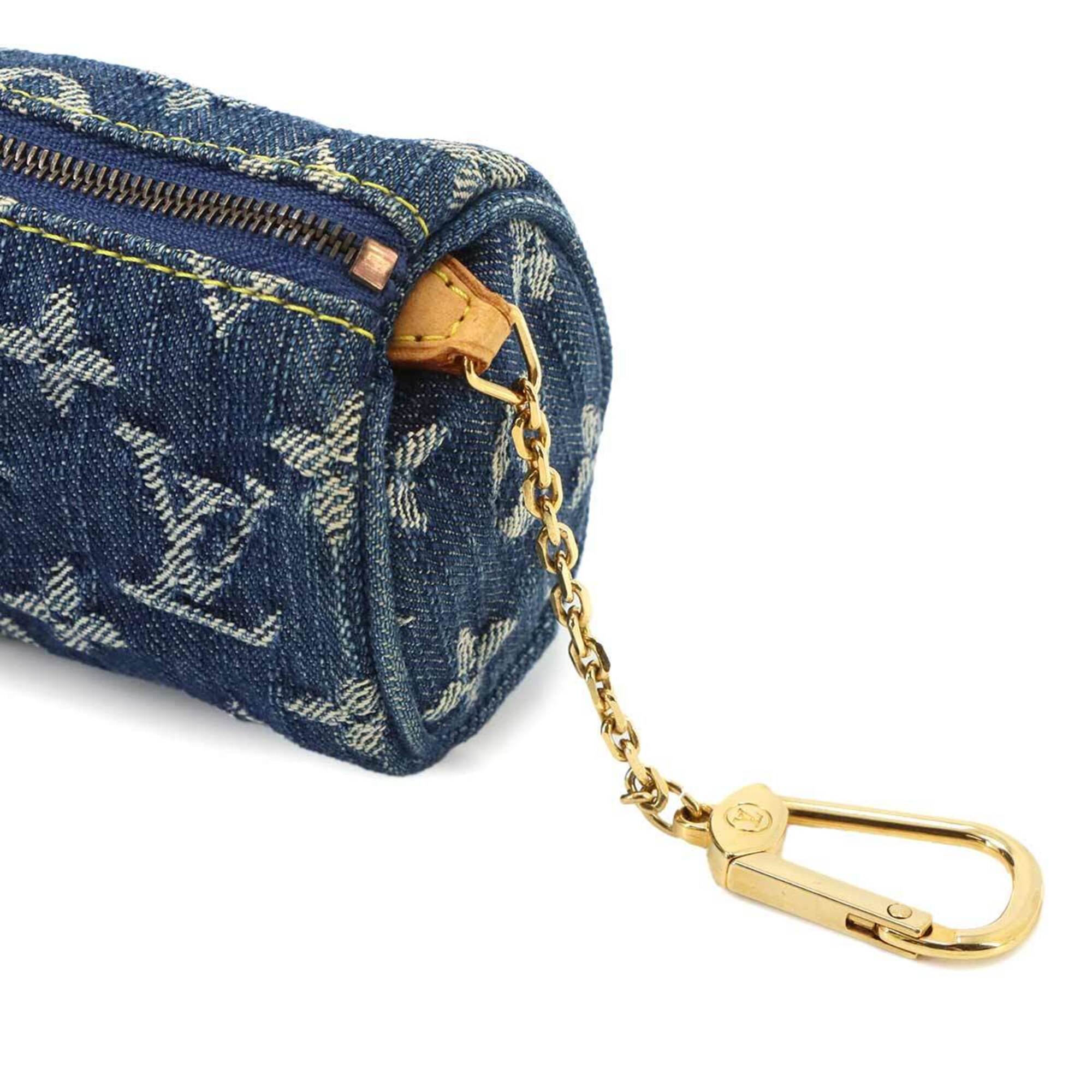 Louis Vuitton Blue Monogram Monogram Denim Handbag Pouch (Pre-Owned)