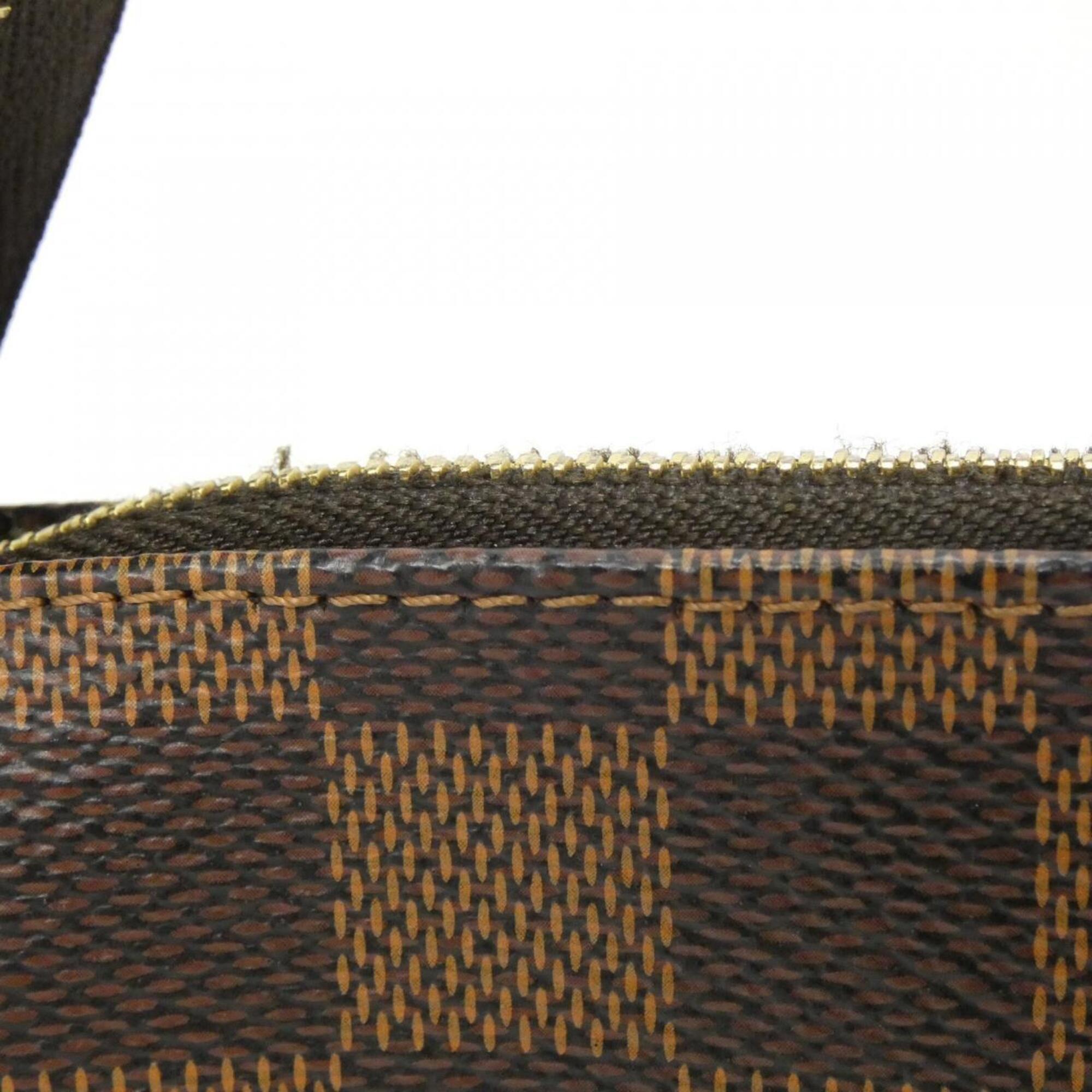 Louis Vuitton Ebene Coated Canvas Shoulder Bag (Pre-Owned)
