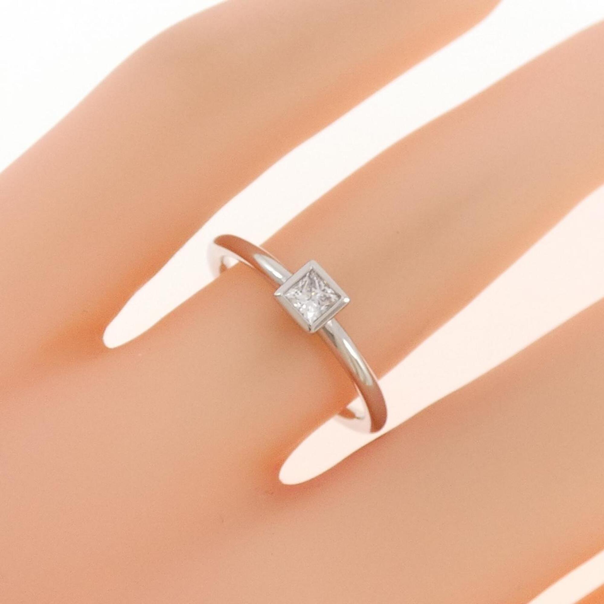 Tiffany Platinum Platinum 950 Band Ring (Pre-Owned)