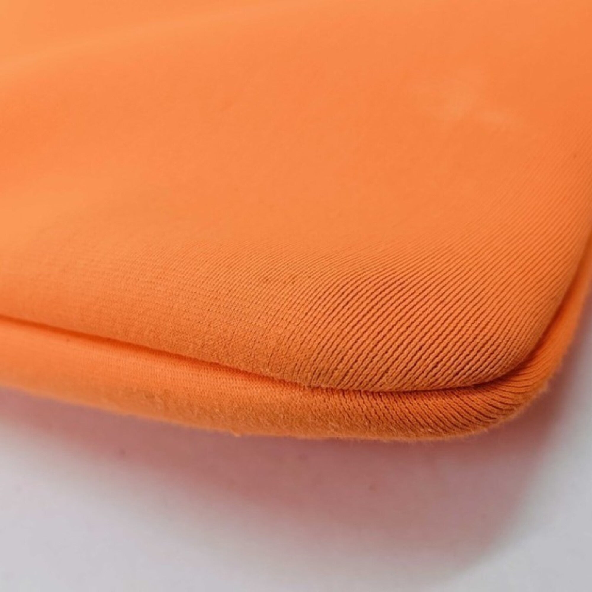Hermes Orange Canvas Pouch (Pre-Owned)