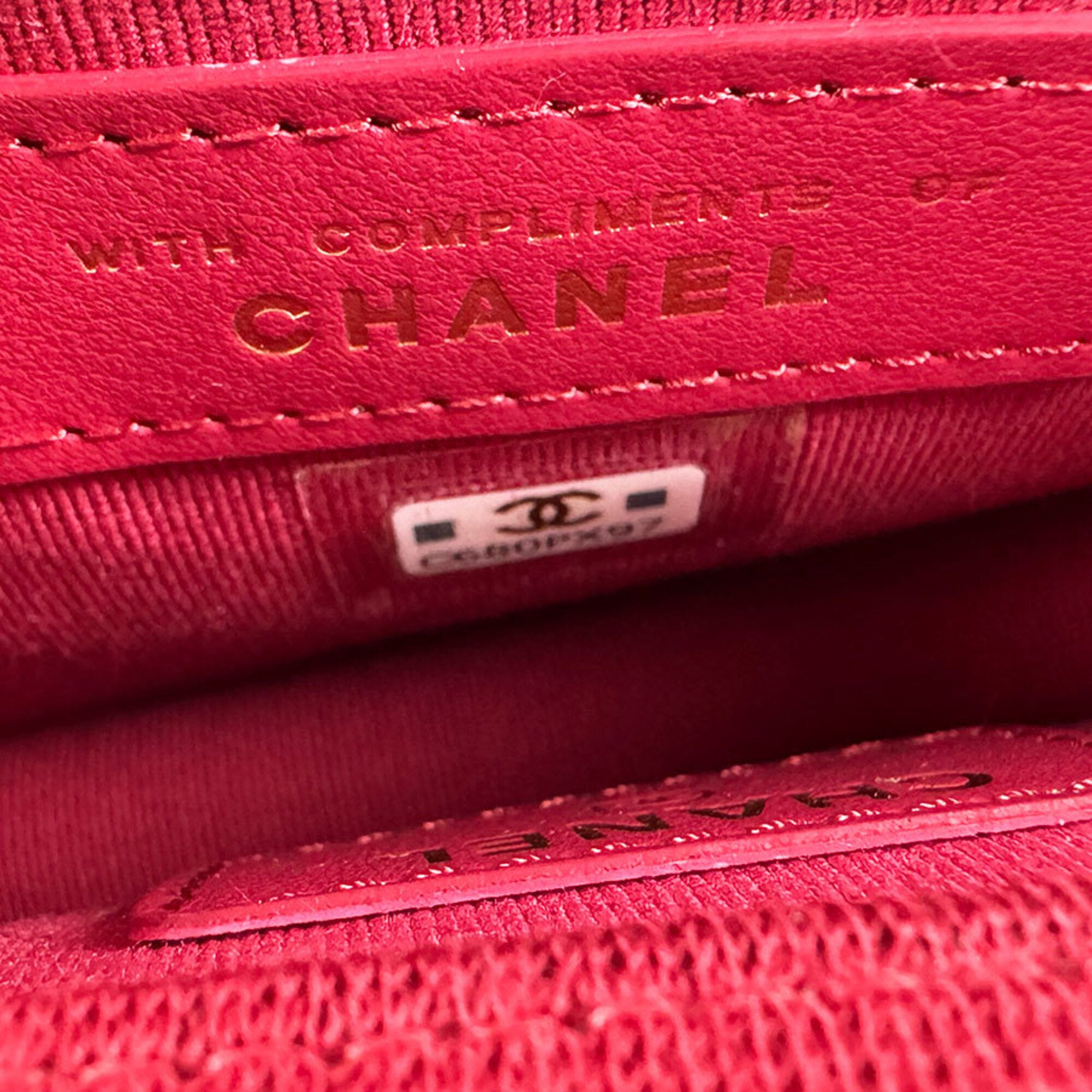 Chanel Black Cotton Leather Shoulder Bag (Pre-Owned)