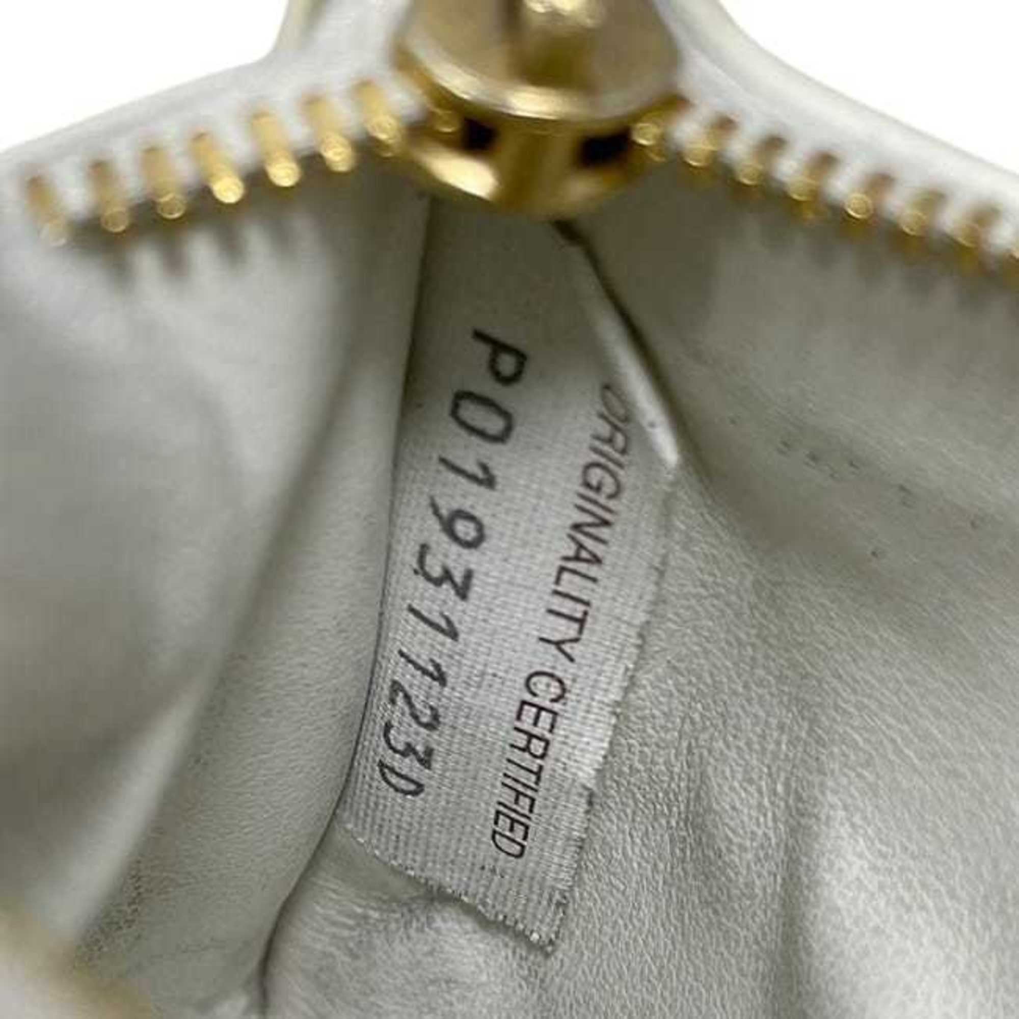 Bottega Veneta White Leather Coin Purse/Coin Case (Pre-Owned)
