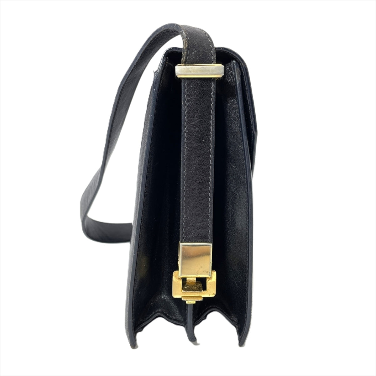 Celine Black Leather Shoulder Bag (Pre-Owned)
