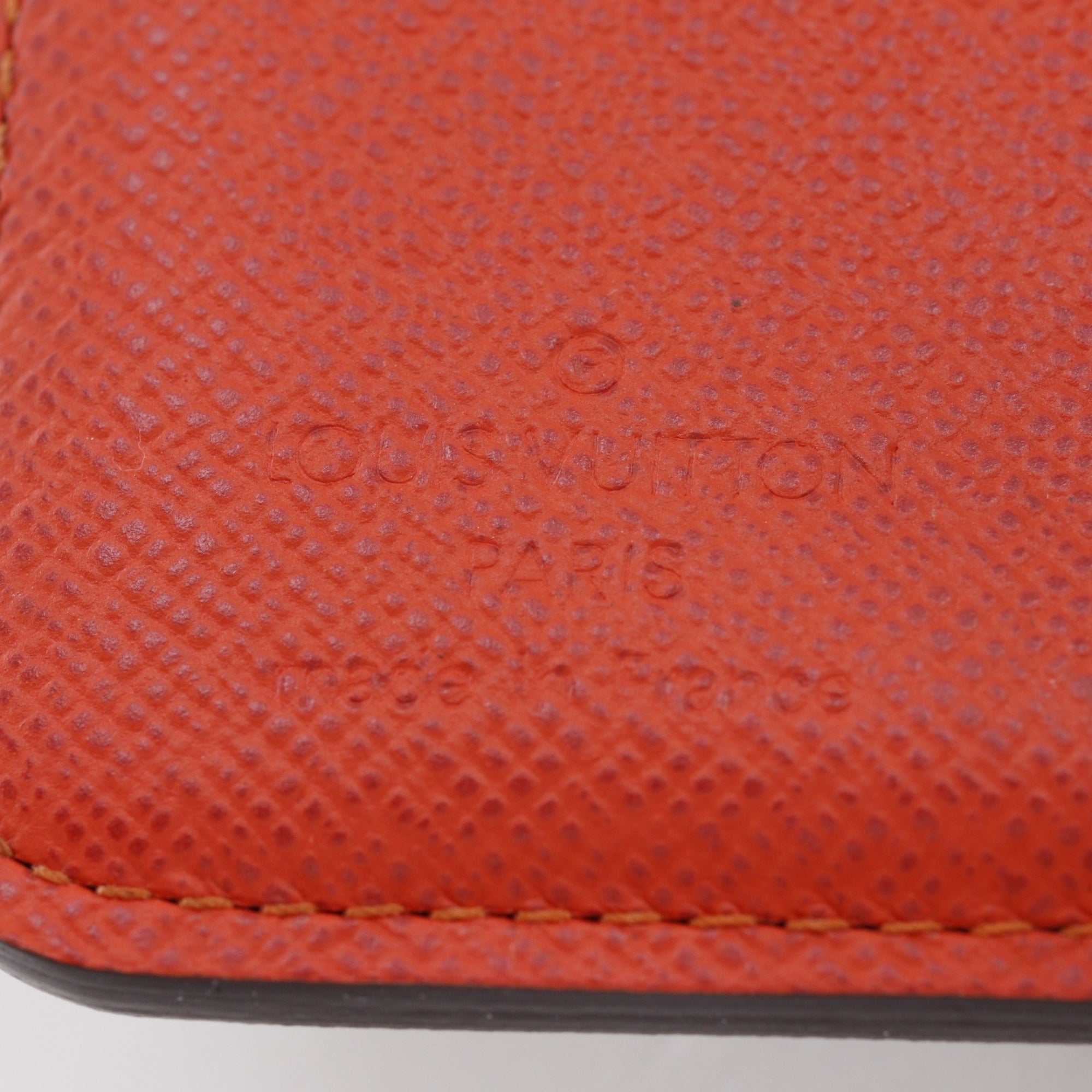 Louis Vuitton Brown Monogram Orange Canvas Monogram Perforated Wallet (Bi-Fold) (Pre-Owned)