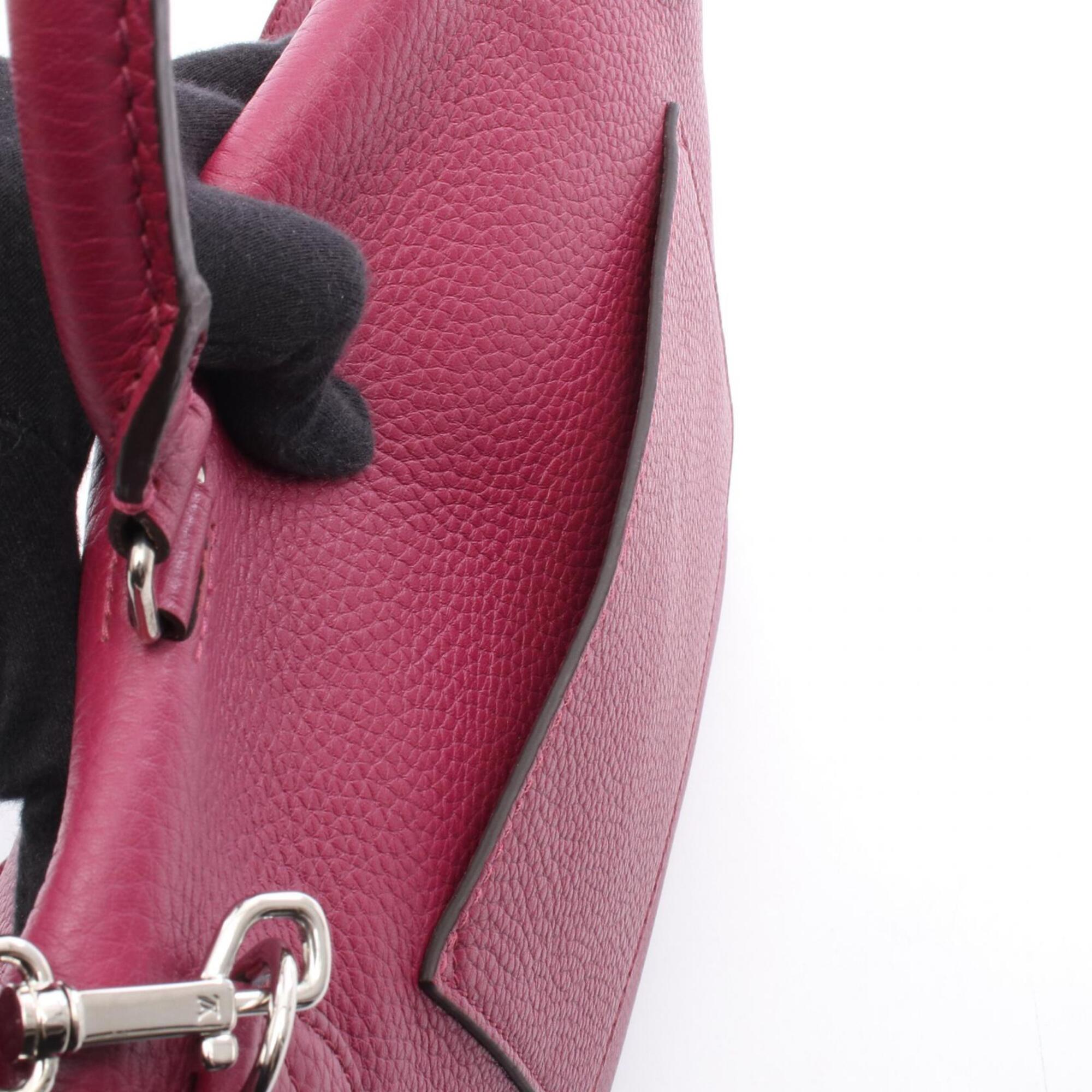 Louis Vuitton Pink Leather Handbag (Pre-Owned)