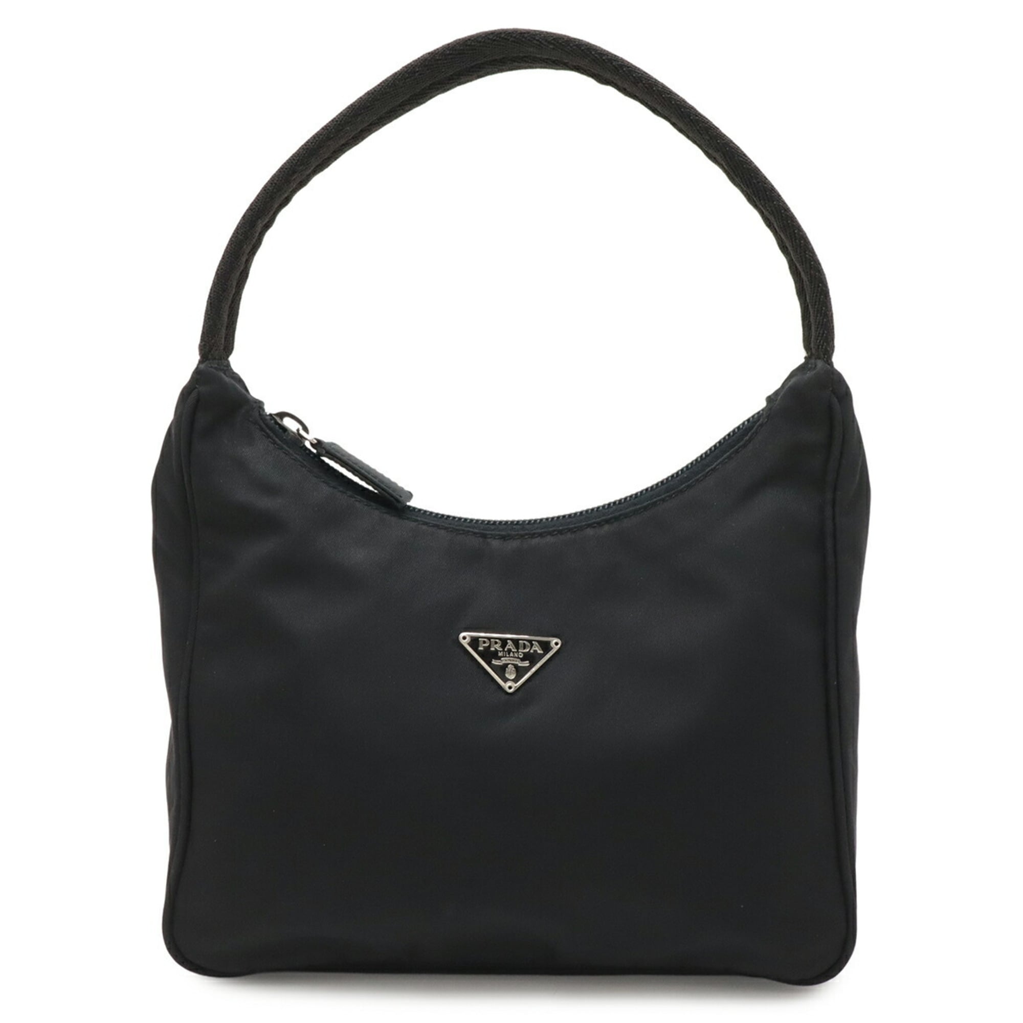 Prada Black Nero Nylon Handbag (Pre-Owned)