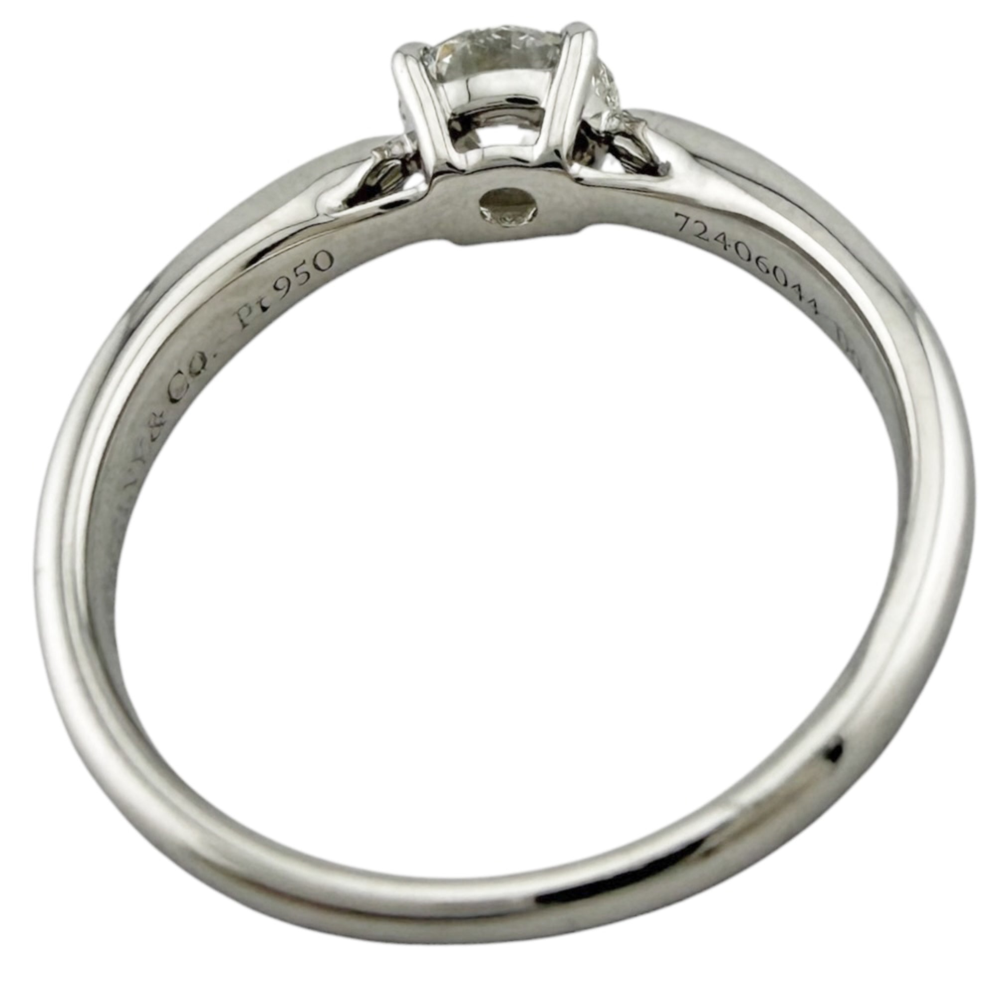 Tiffany Platinum 950 Band Ring (Pre-Owned)