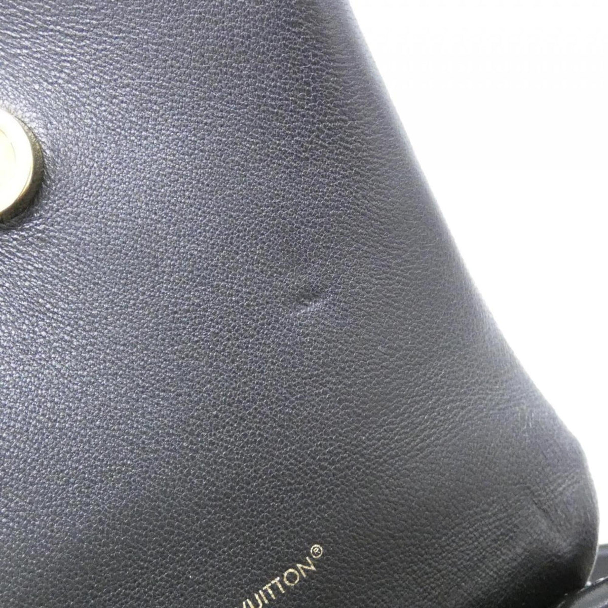 Louis Vuitton Black Leather Backpack (Pre-Owned)