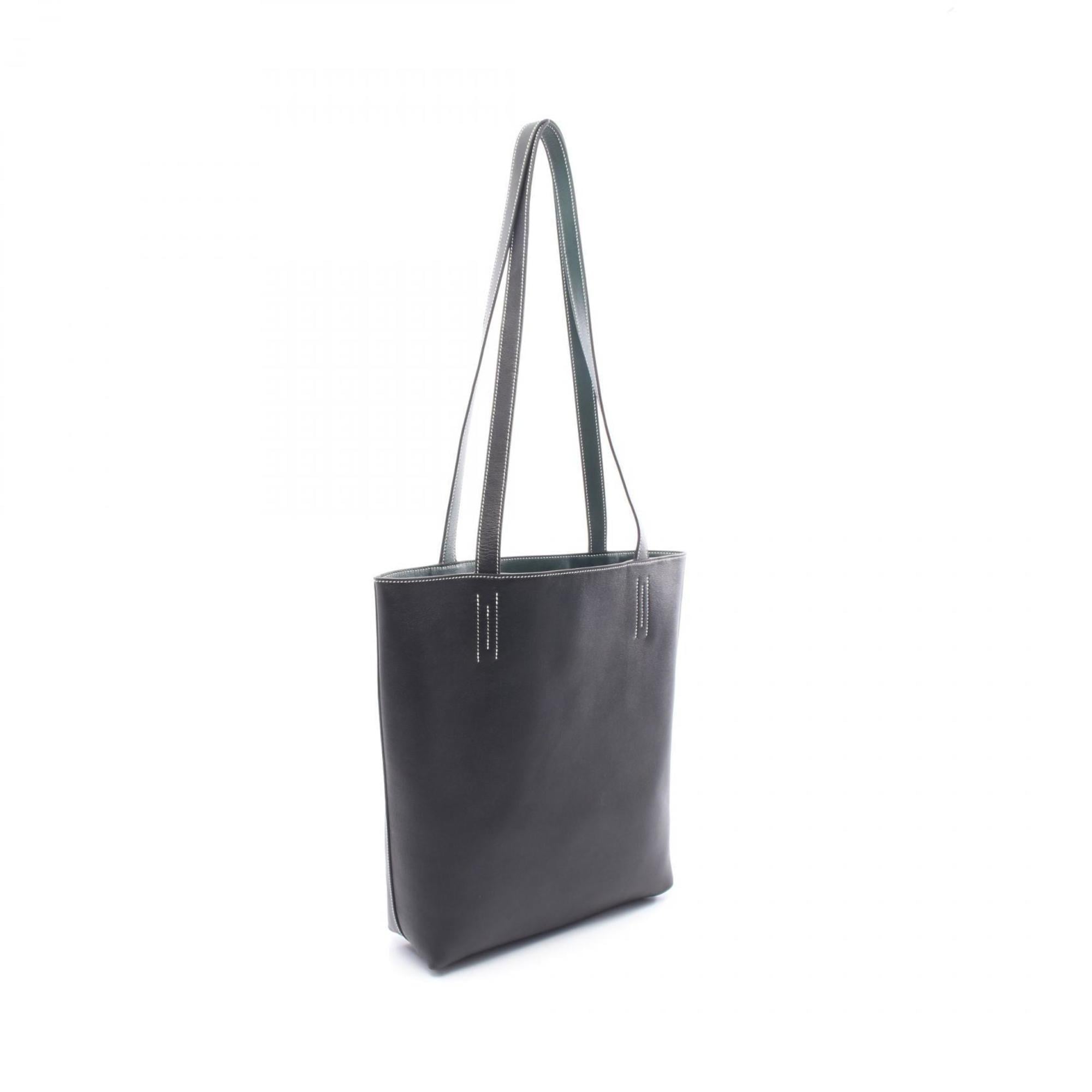 Hermes Black Green Tote Bag (Pre-Owned)