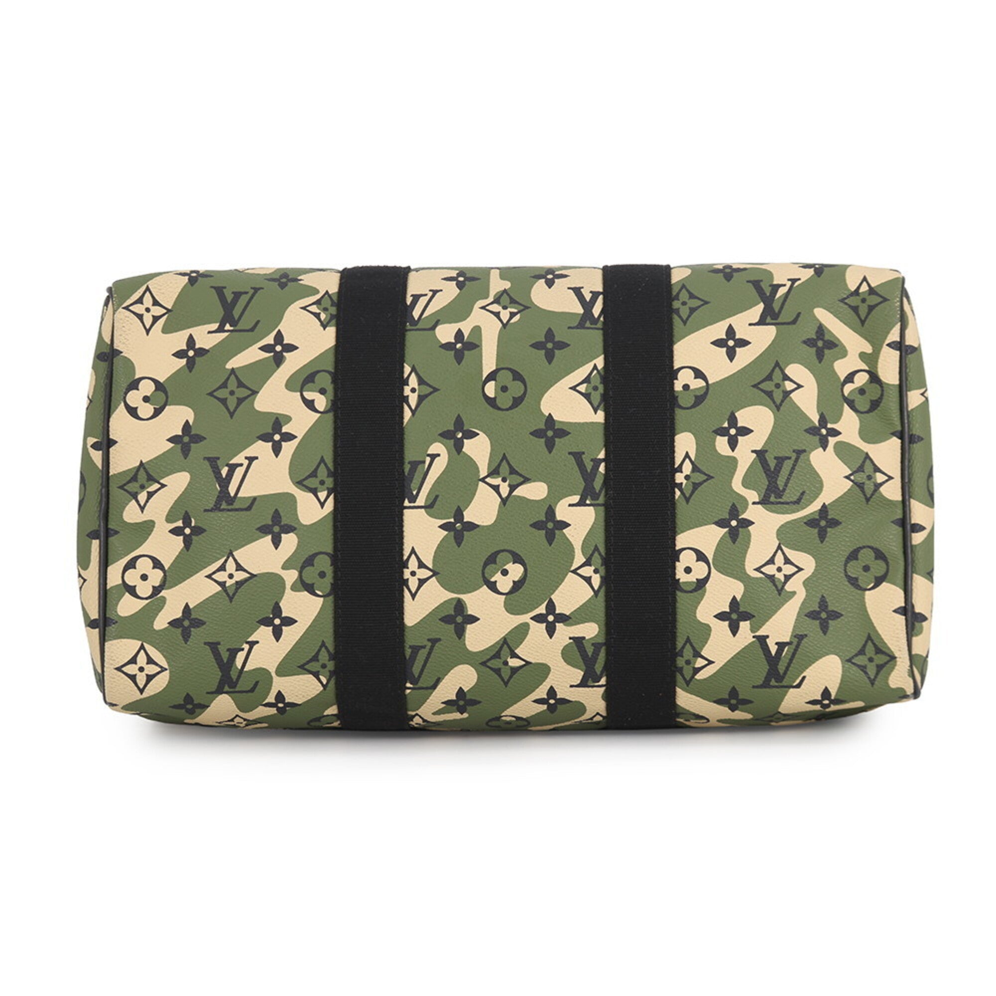 Louis Vuitton Camouflage Khaki Monogram Monogram Handbag (Pre-Owned)