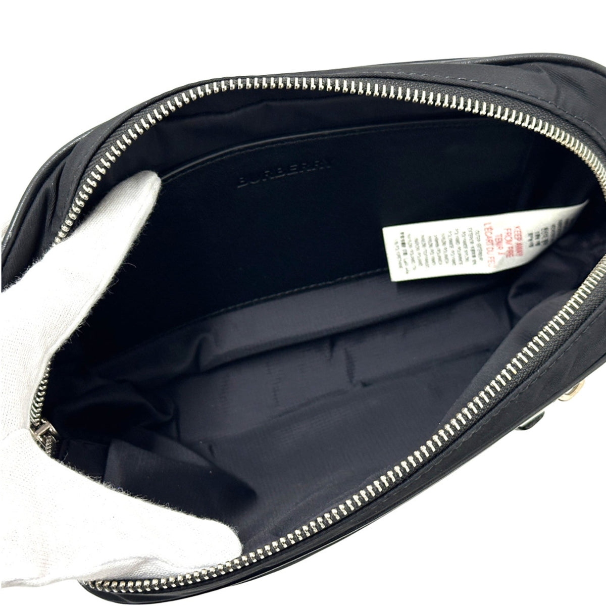 Burberry Black Nylon Handbag Sling Bag (Pre-Owned)