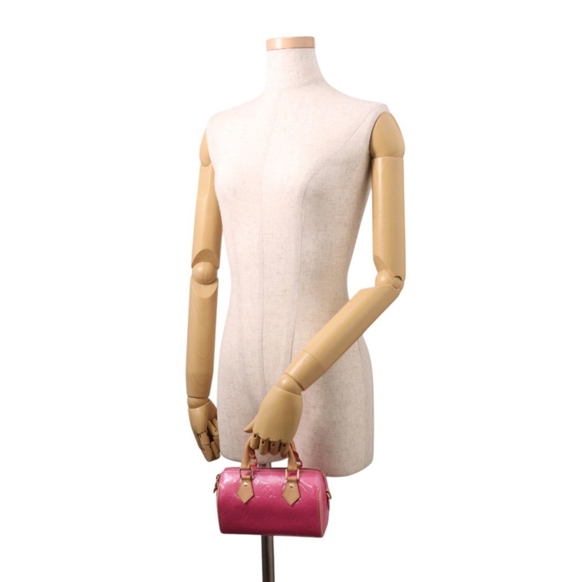 Louis Vuitton Pink Monogram Vernis Handbag Shoulder Bag (Pre-Owned)