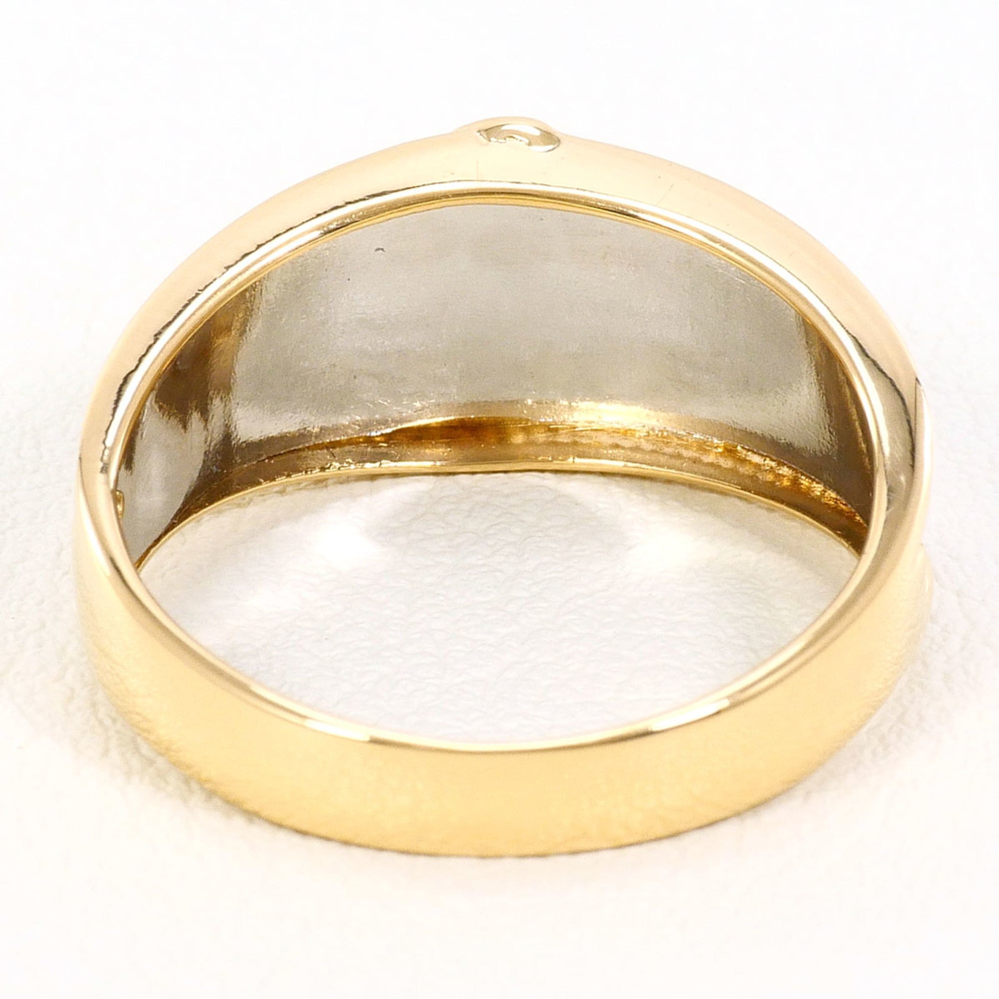 Unbranded Platinum Yellow Gold Yellow Gold (18K) Platinum 900 Band Ring (Pre-Owned)