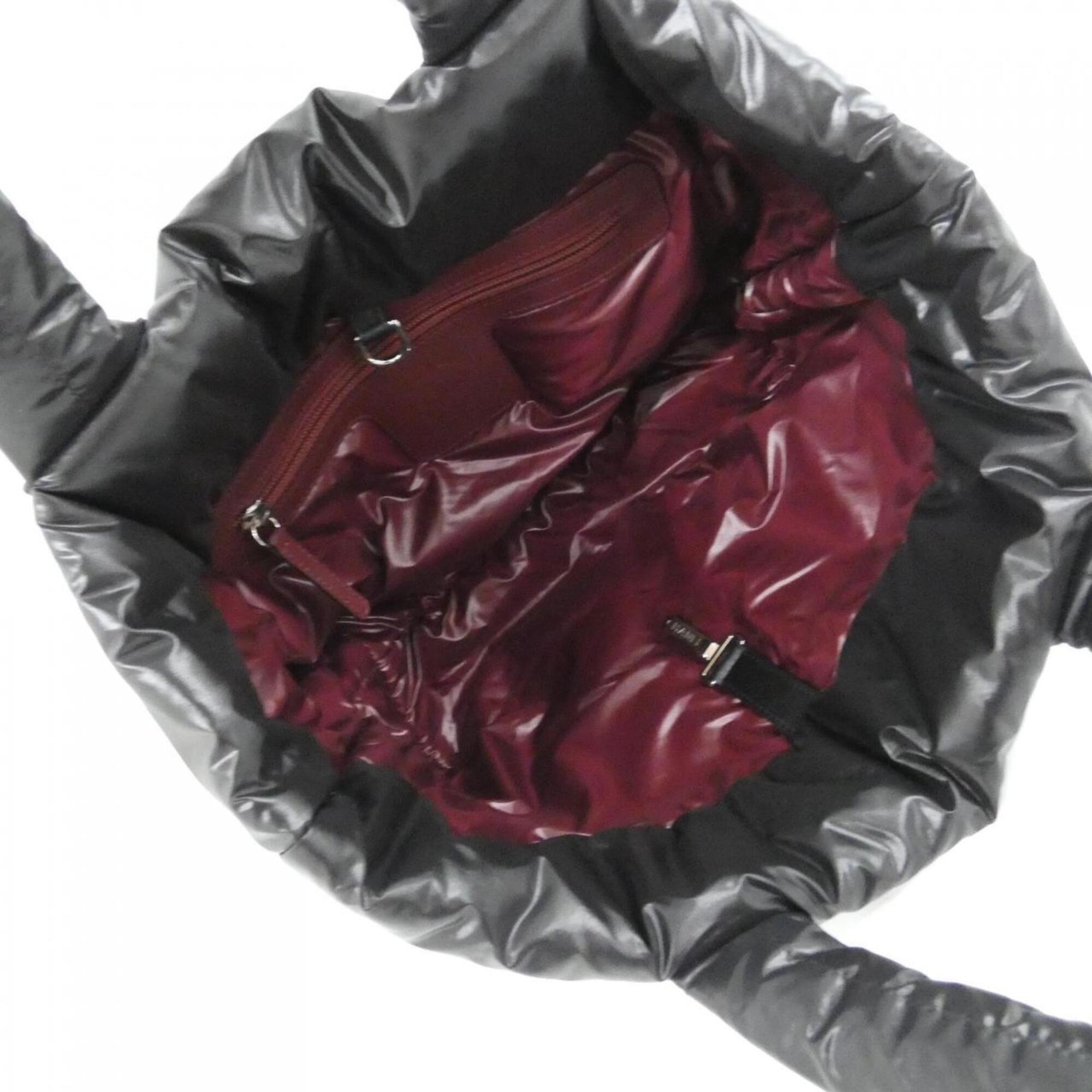 Chanel Black Nylon Handbag (Pre-Owned)