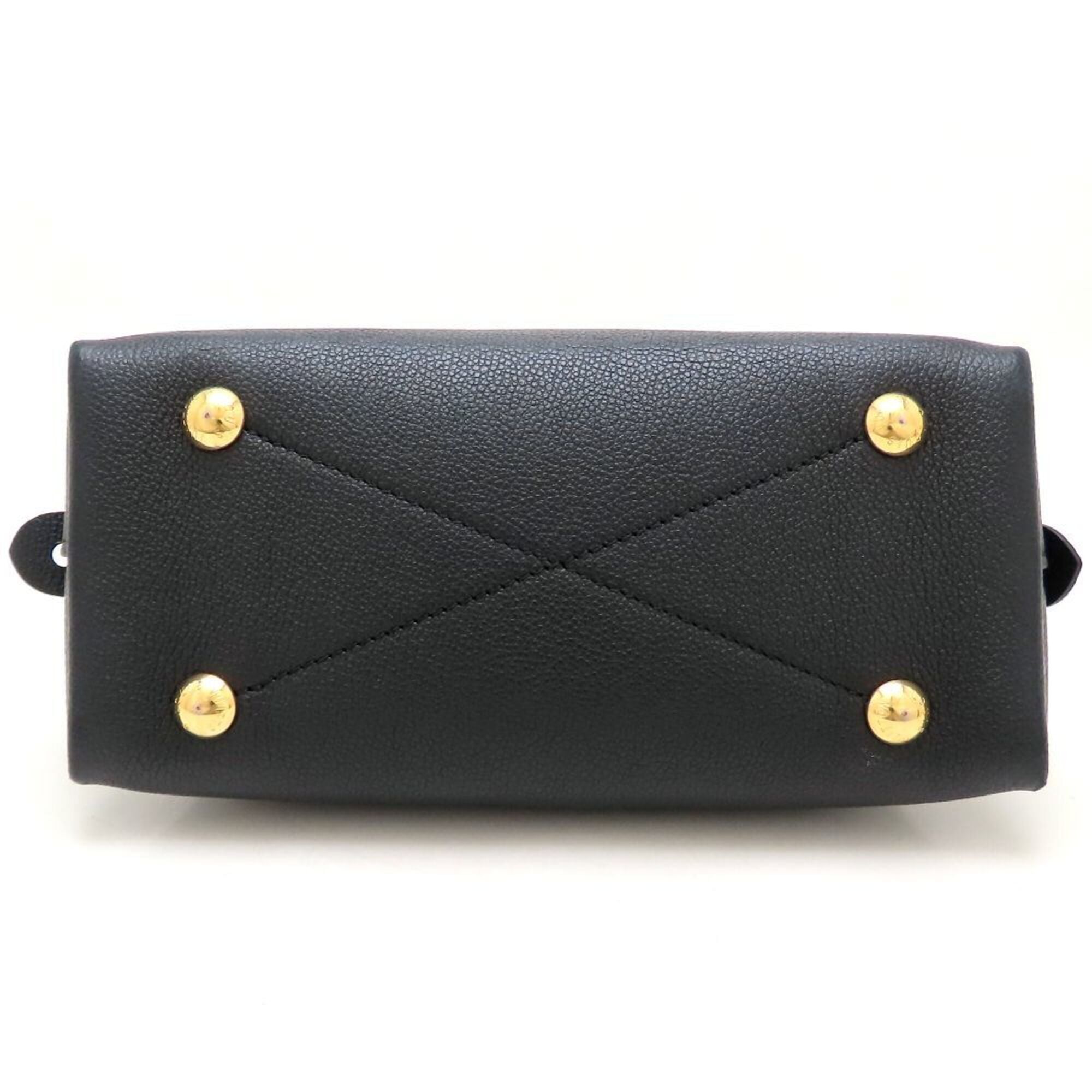 Louis Vuitton Monogram Noir Leather Handbag (Pre-Owned)