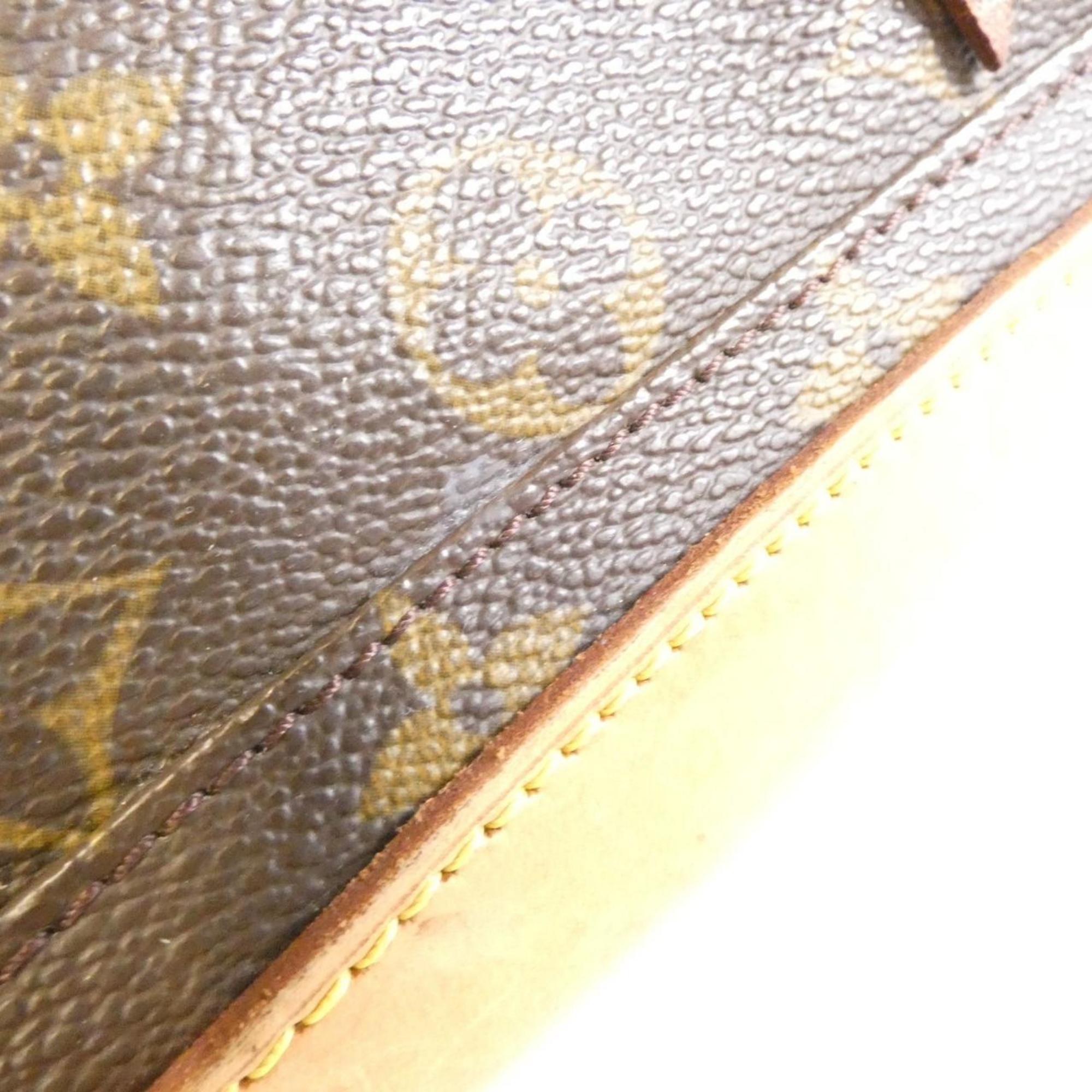 Louis Vuitton Brown Coated Canvas Backpack (Pre-Owned)