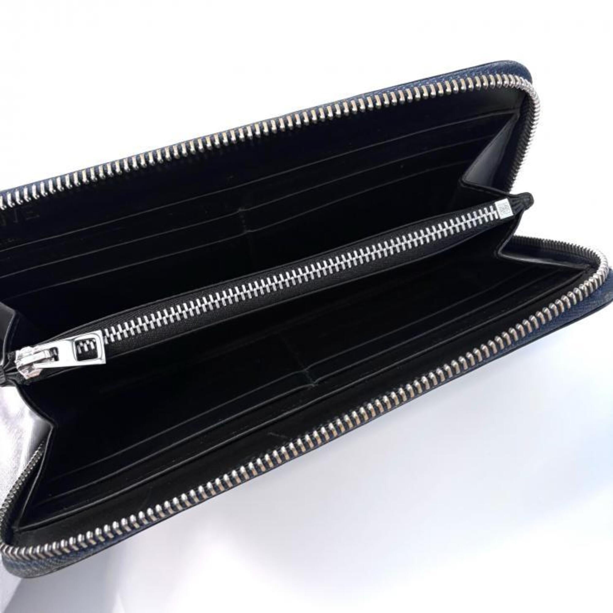 Loewe Navy Long Wallet (Bi-Fold) (Pre-Owned)