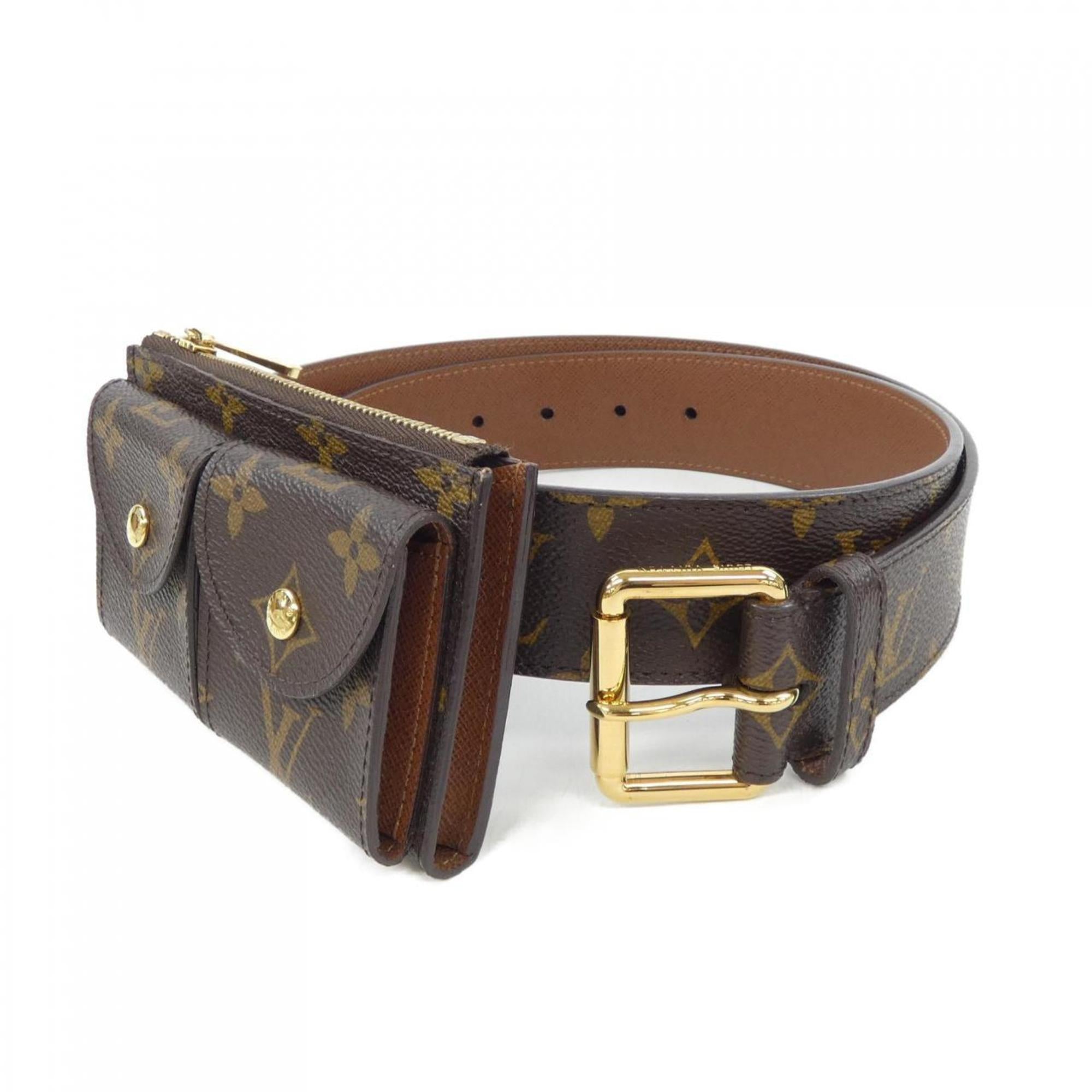 Louis Vuitton Brown Coated Canvas Fanny Pack Pochette (Pre-Owned)