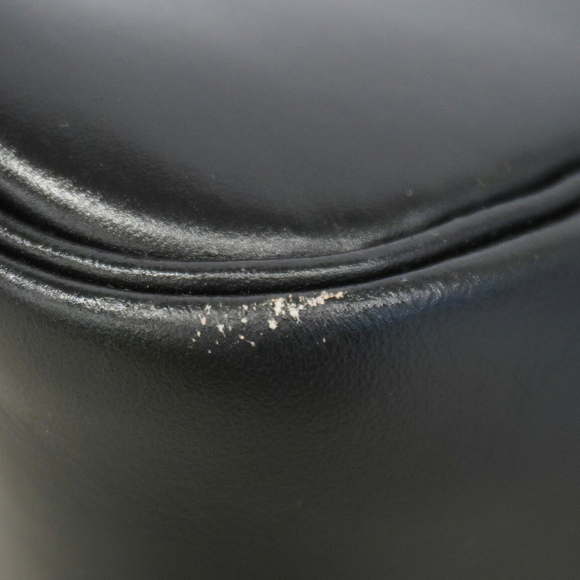 Hermes Black Box Calf Leather Handbag (Pre-Owned)