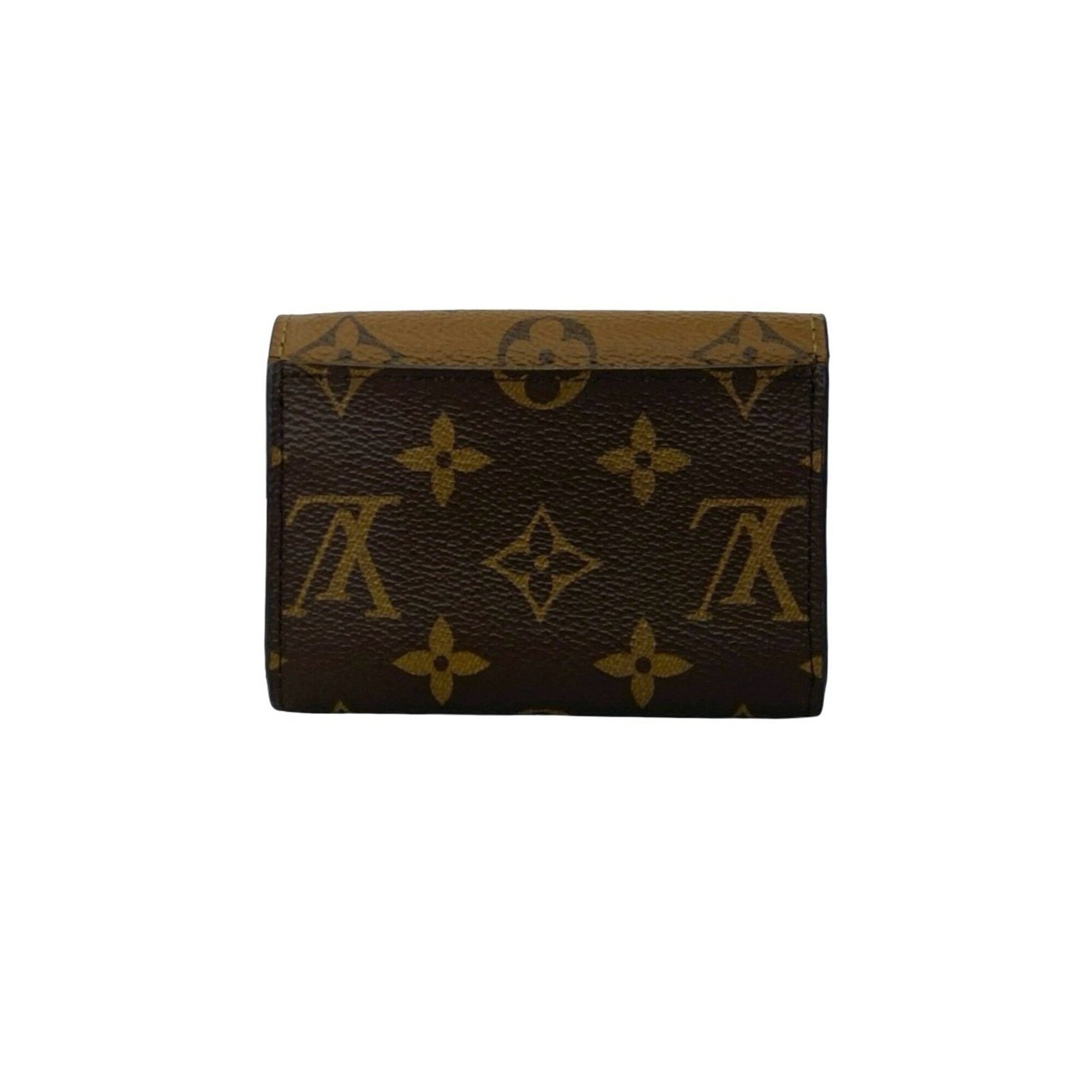 Louis Vuitton Brown Leather Pvc Coin Purse/Coin Case (Pre-Owned)
