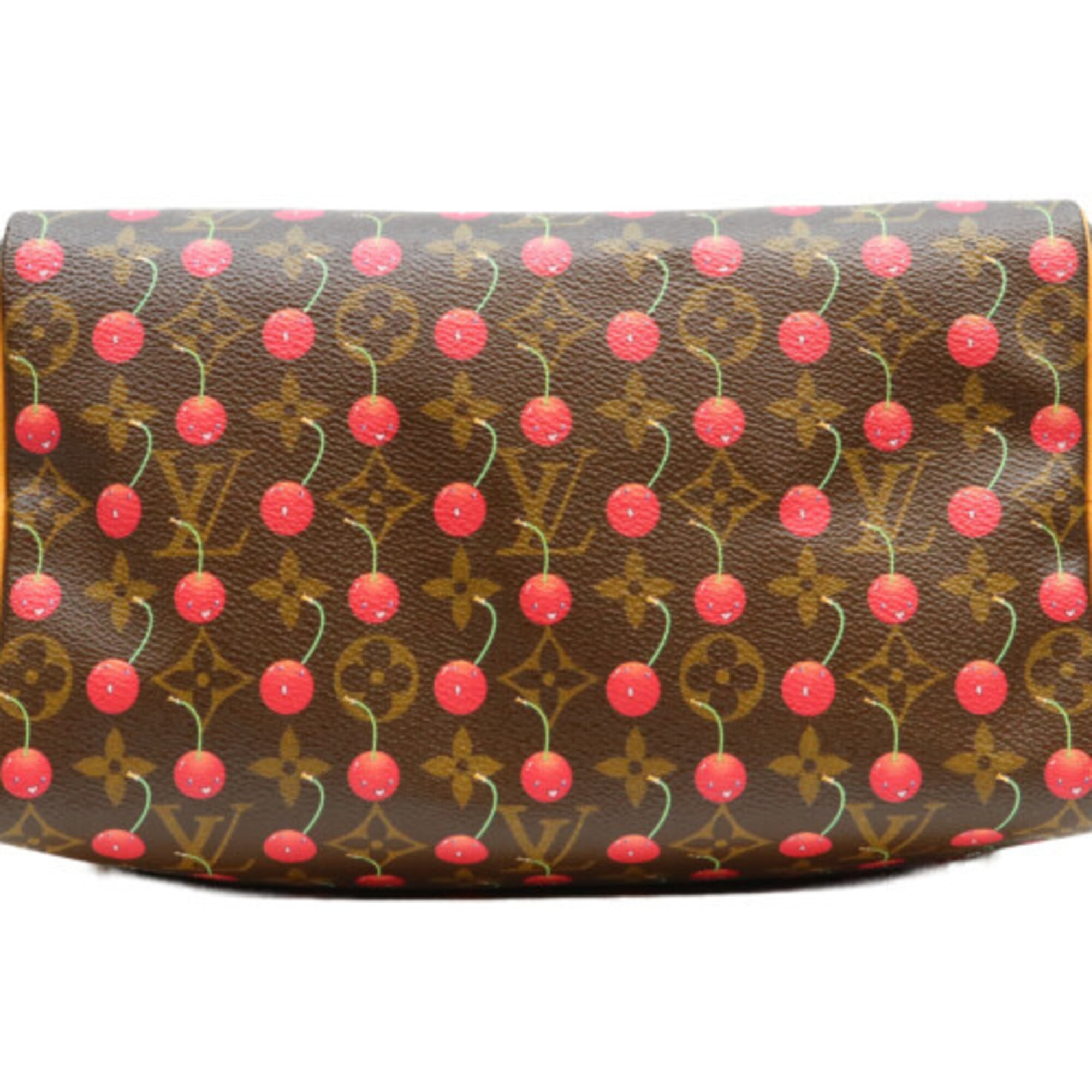 Louis Vuitton Brown Monogram Cherry Blossom Handbag (Pre-Owned)