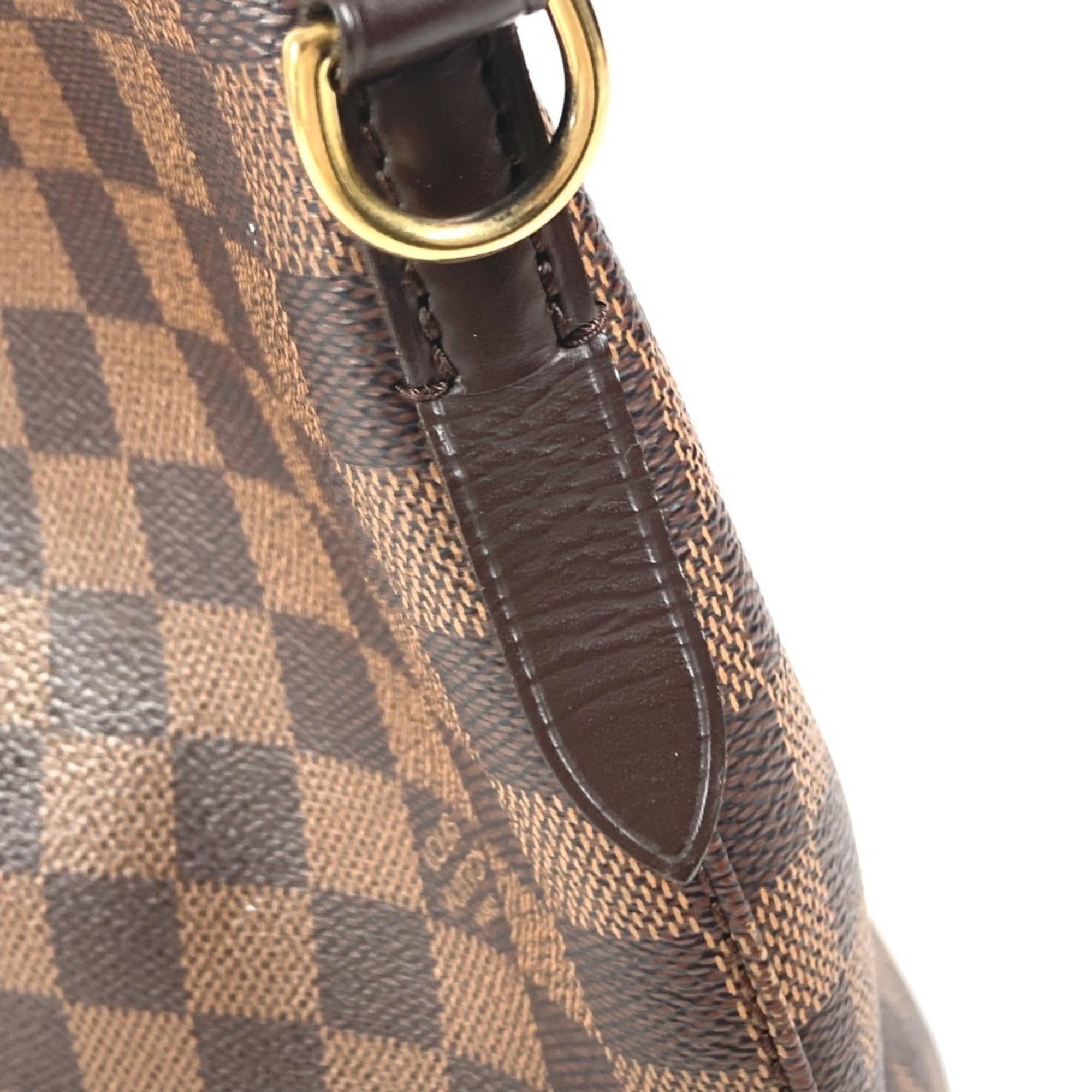 Louis Vuitton Brown Damier Canvas Handbag Tote Bag (Pre-Owned)