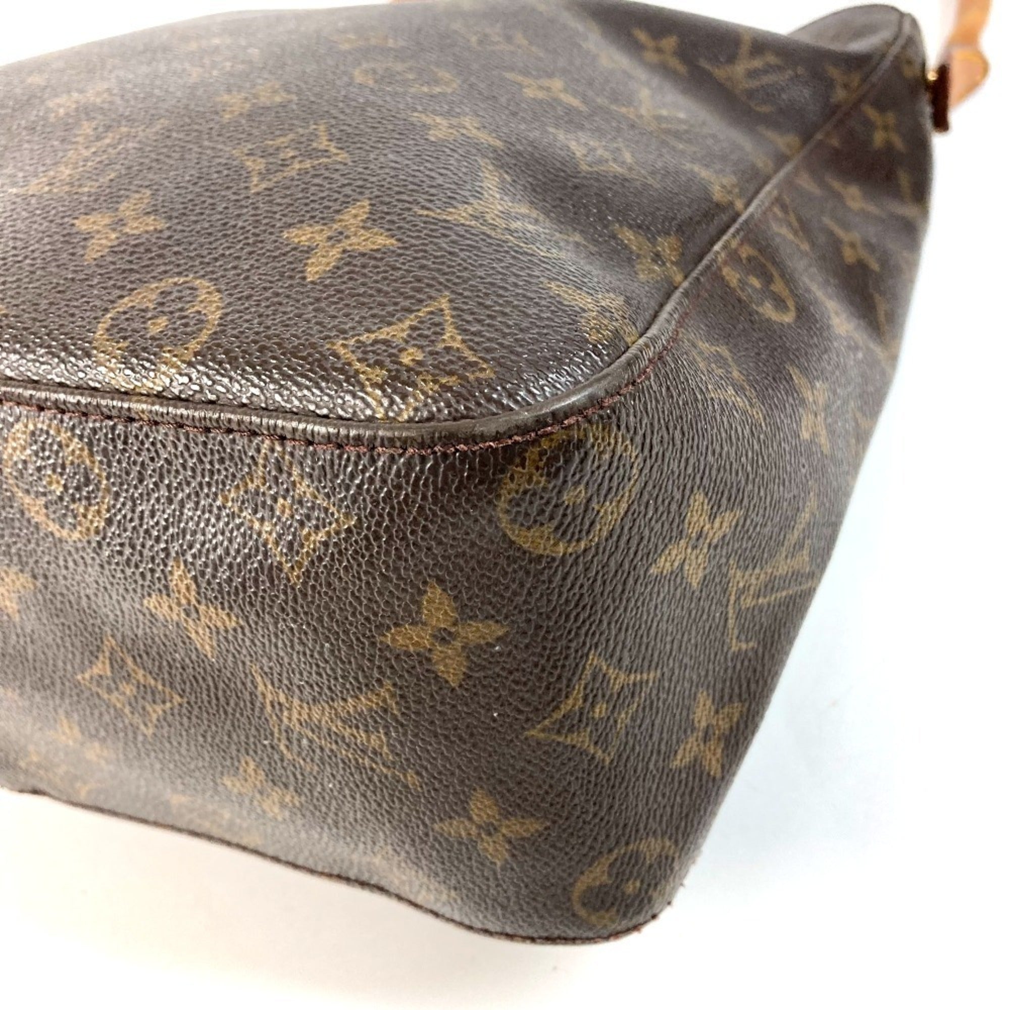 Louis Vuitton Brown Monogram Handbag Shoulder Bag (Pre-Owned)